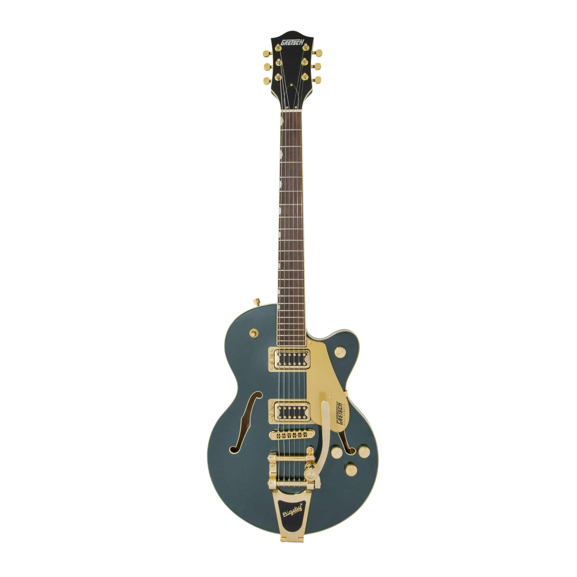 Gretsch Guitars Gretsch G5655TG Electrometric Center Block Jr. Single-Cut 6-String Electric Guitar (Cadillac Green) -  2509700546
