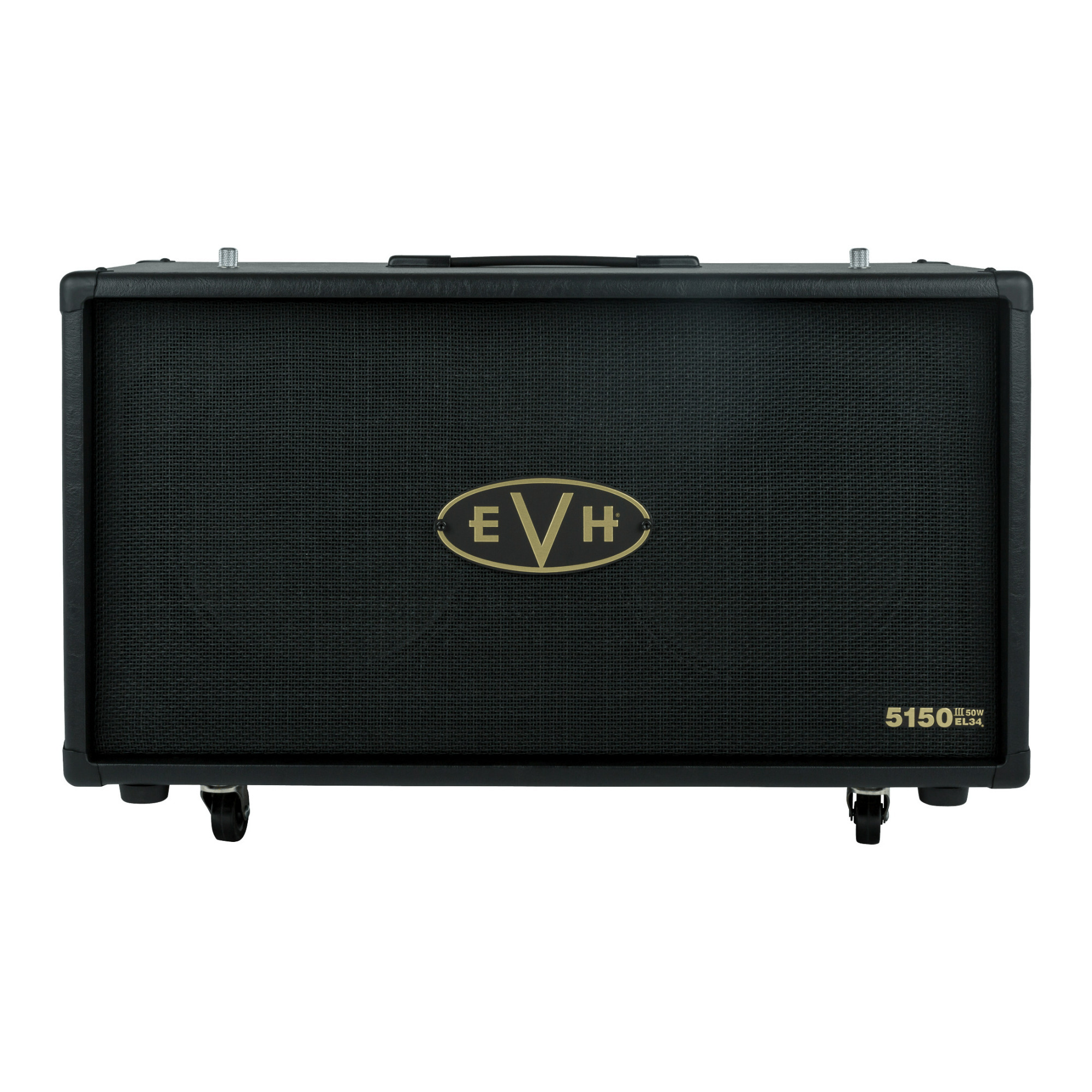 EVH 5150III EL34 50-Watt 2 x 12-Inch 30W G12H Celestion Anniversary Speakers Guitar Cabinet in Black -  2253101310
