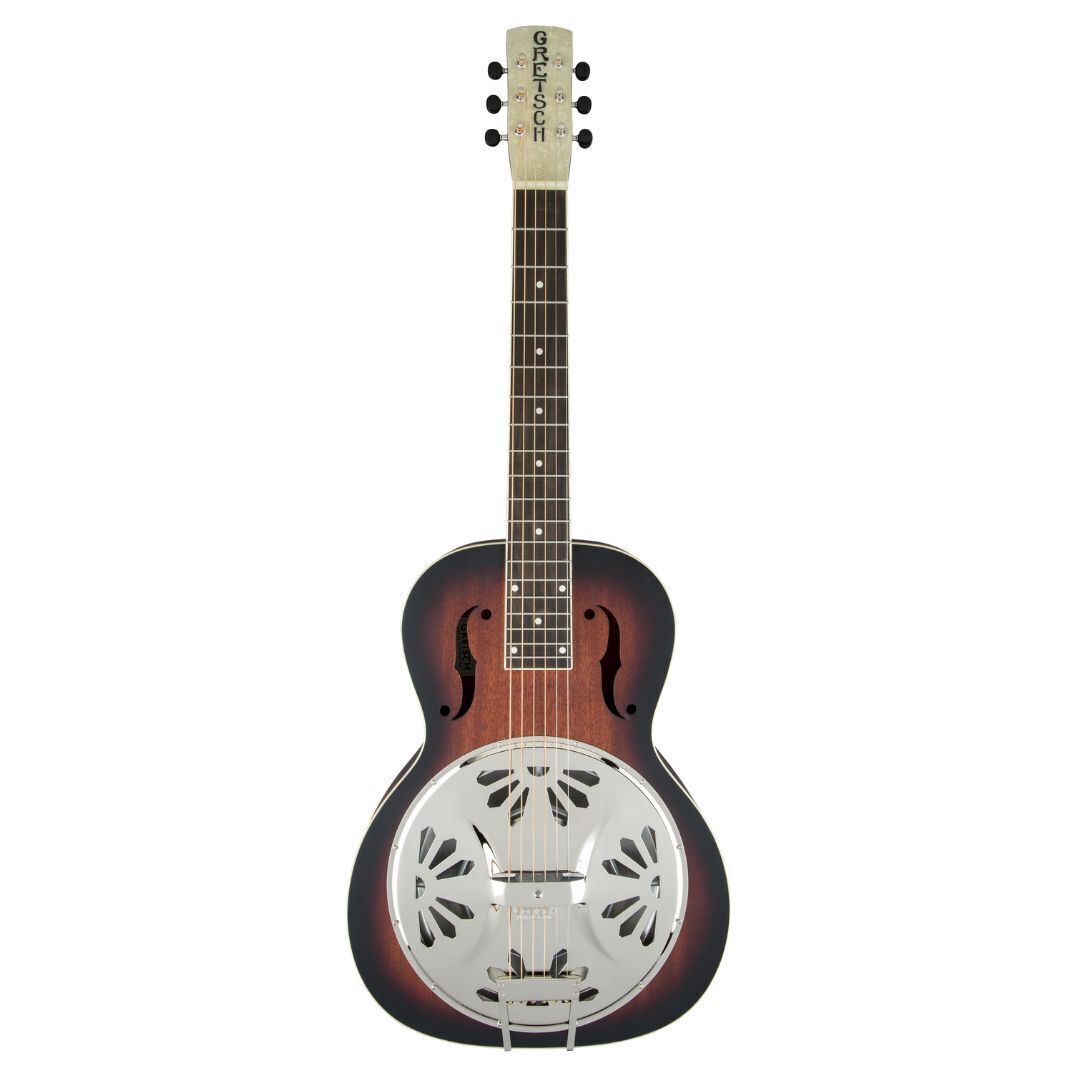 Gretsch Guitars Gretsch G9220 6-String Resonator Electric Guitar with Bobtail Round Neck (Right-Handed, Sunburst) -  2716023503