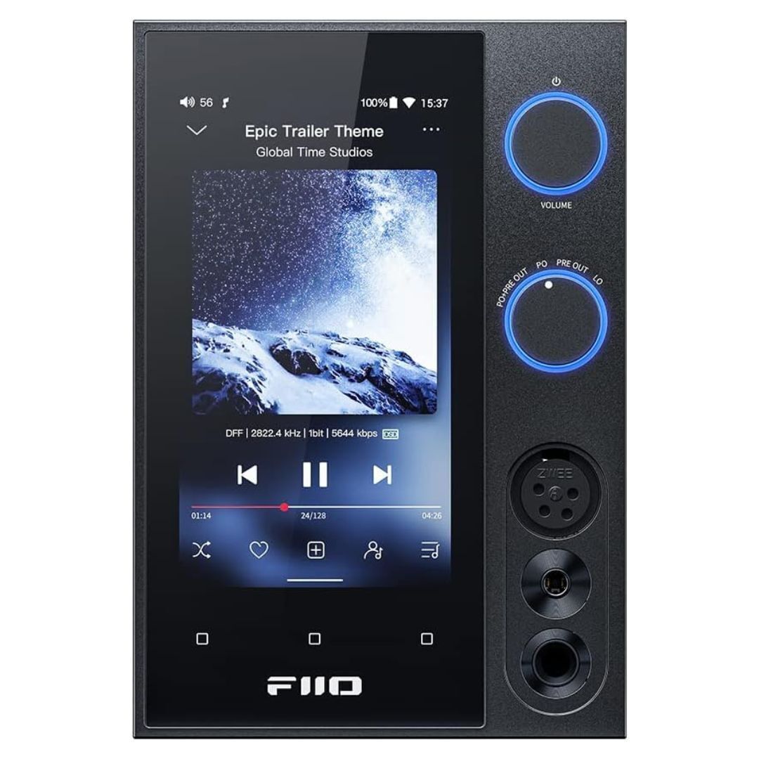 Fiio R7 Snapdragon 660, Android 10, HiFi Streaming Music Player with Bluetooth and Dual USB in Black -  R7 BLACK