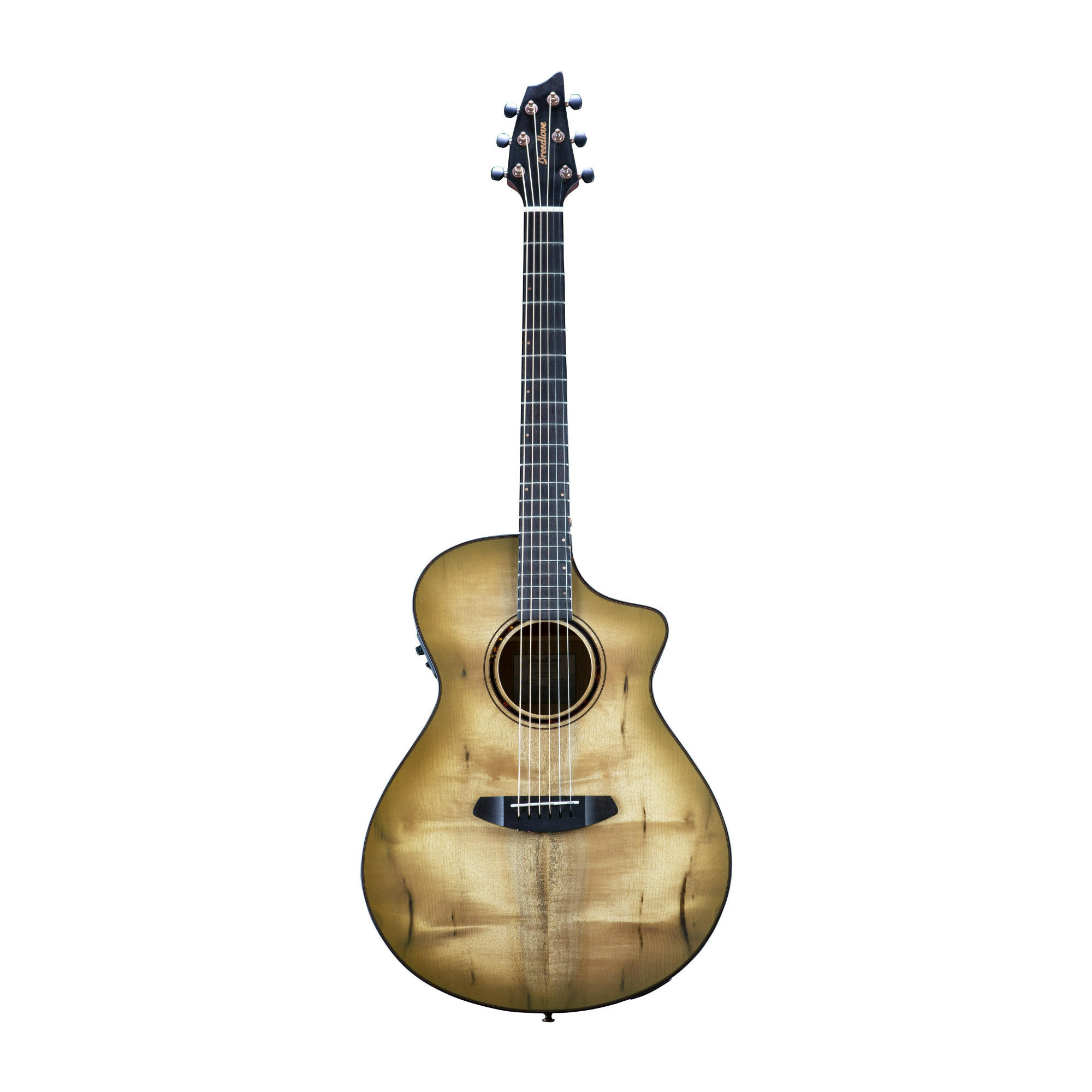 Breedlove Pursuit Exotic S Concert 6-String Acoustic Electric Guitar (Right-Handed, Sweetgrass) in Wood -  PSCN41CEMYMY