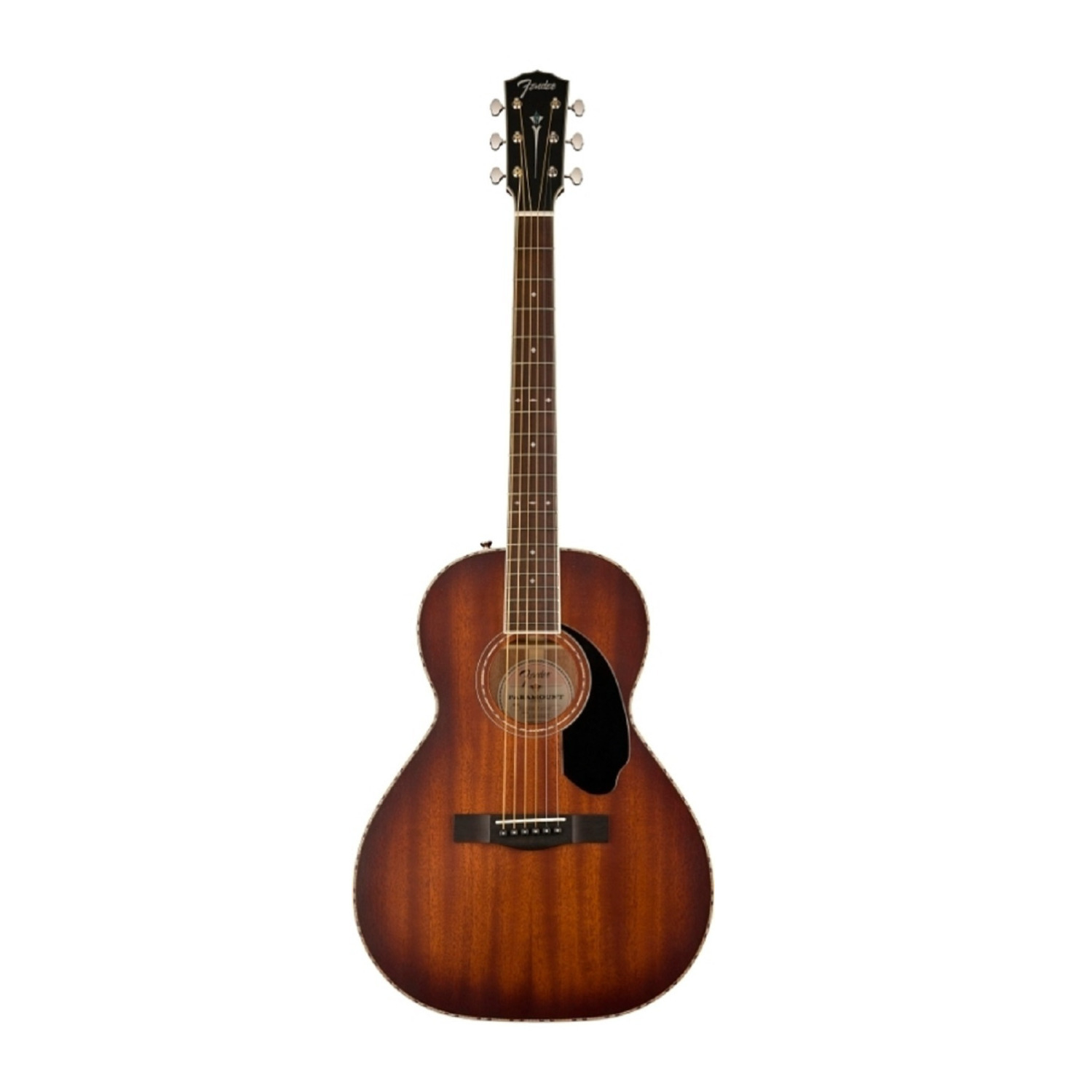 Fender PS-220E Parlor 6-String Acoustic Guitar (Aged Cognac Burst) in Brown -  0970320337