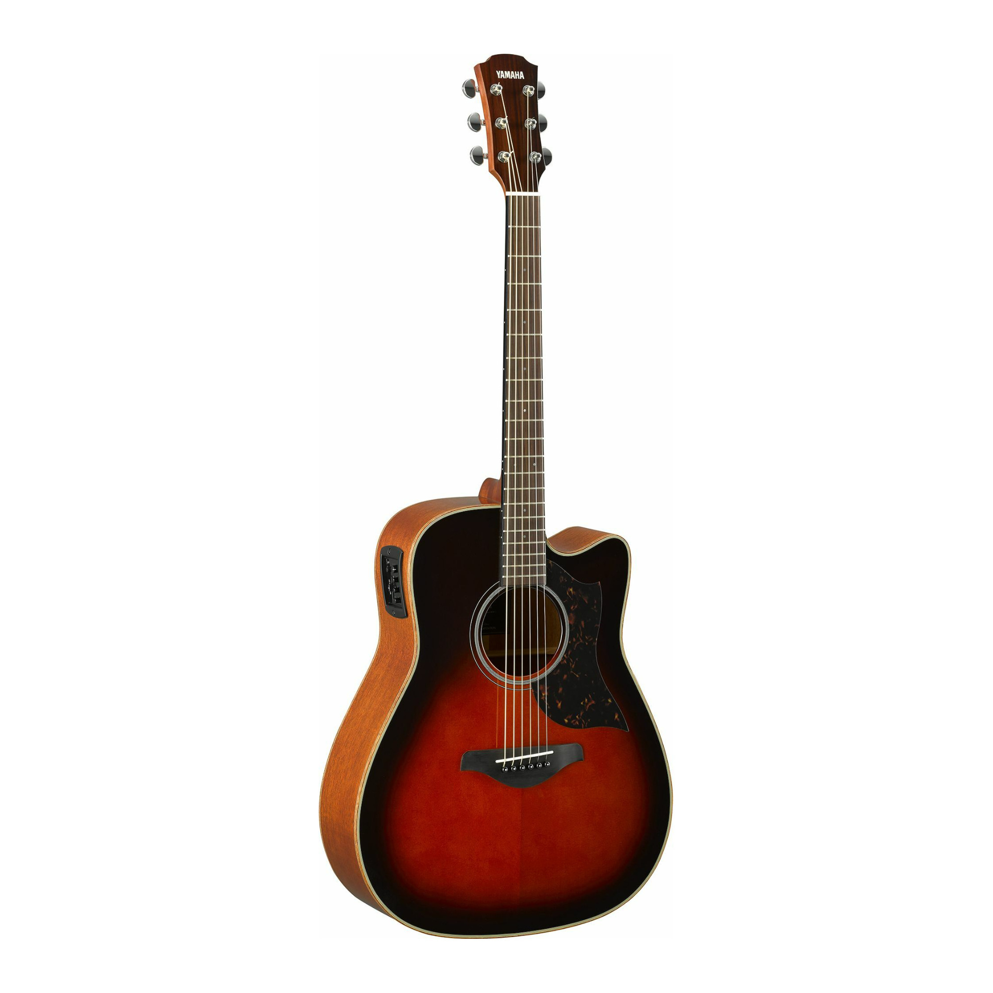 Yamaha A1M Folk Cutaway Acoustic-Electric Guitar (Right-Hand, Tobacco Brown Sunburst) -  A1MTBS