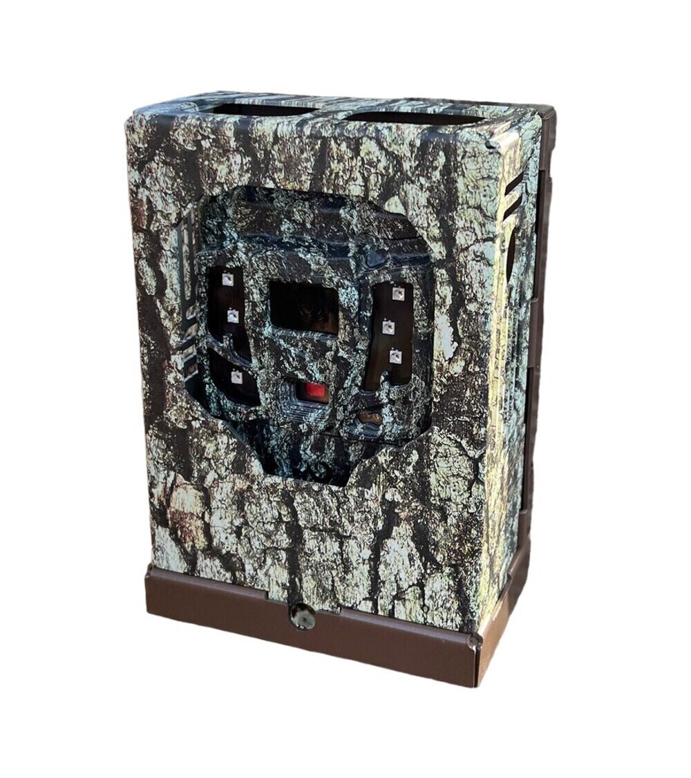 Browning Trail Cameras Browning Camouflaged Trail Cellular Camera Sub Micro Cell Security Box with All-Steel Construction -  BTC-SB-SM2