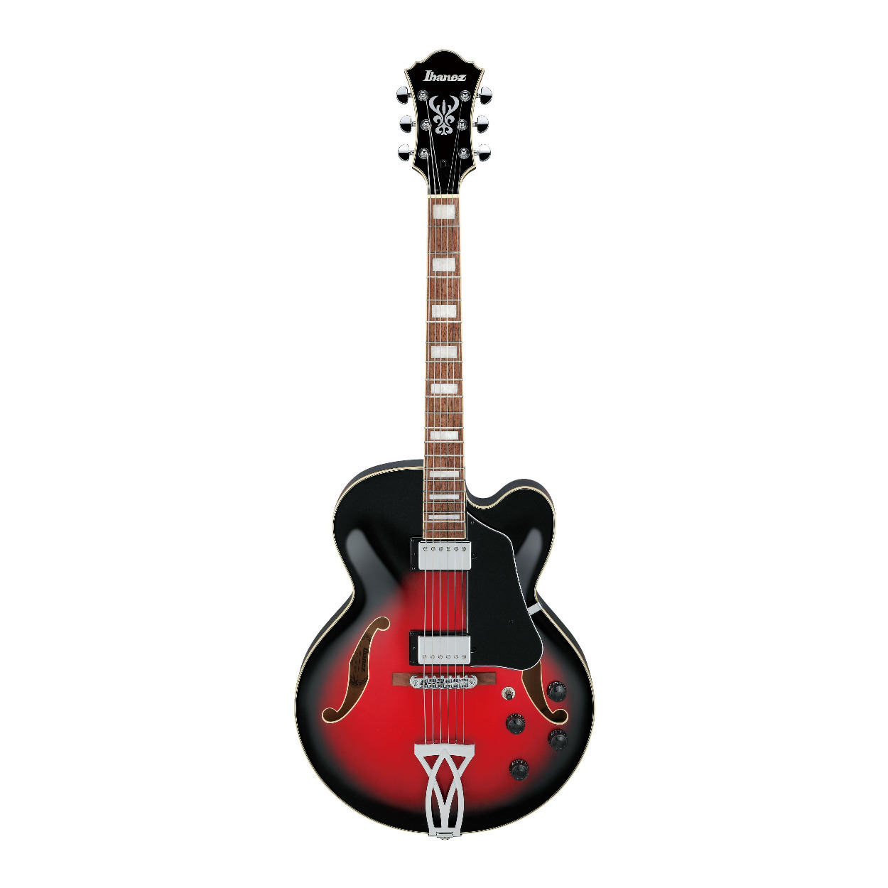 Ibanez AF Artcore 6-String Electric Guitar (Transparent Red Sunburst, Right-Handed) -  AF75TRS