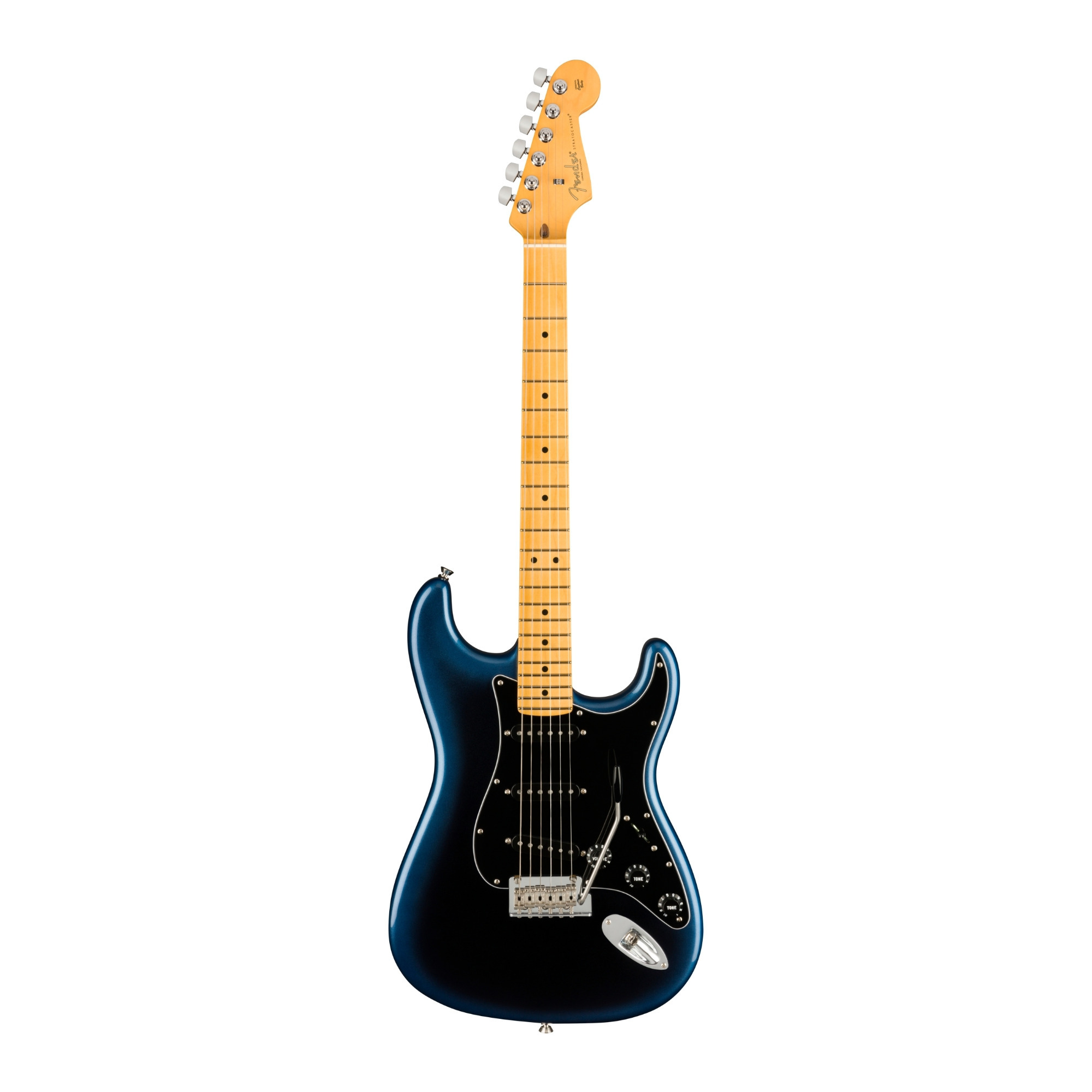 Fender American Professional II Stratocaster 6-String Right-Hand Electric Guitar (Maple, Dark Night) in Black Night -  0113902761