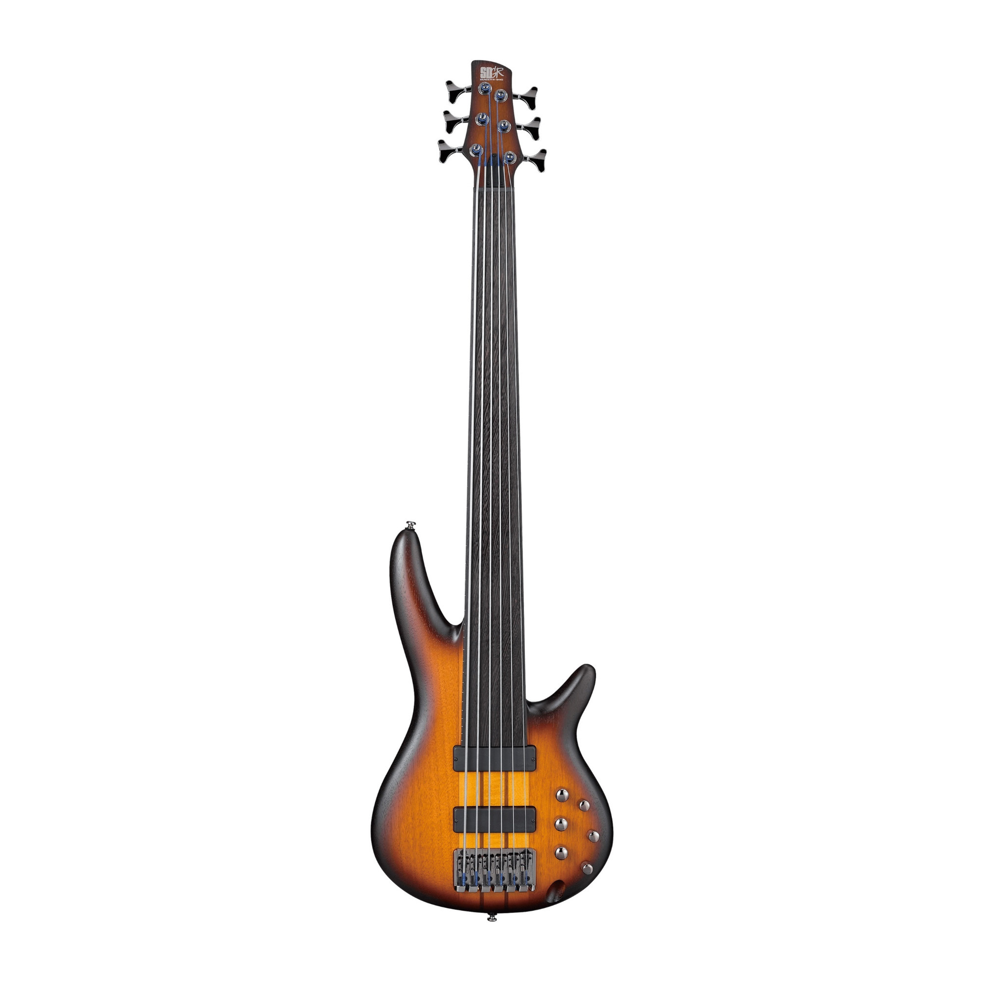 Ibanez SR Bass Workshop 6-String Fretless Electric Bass (Right-Handed, Brown Burst Flat) -  SRF706BBF