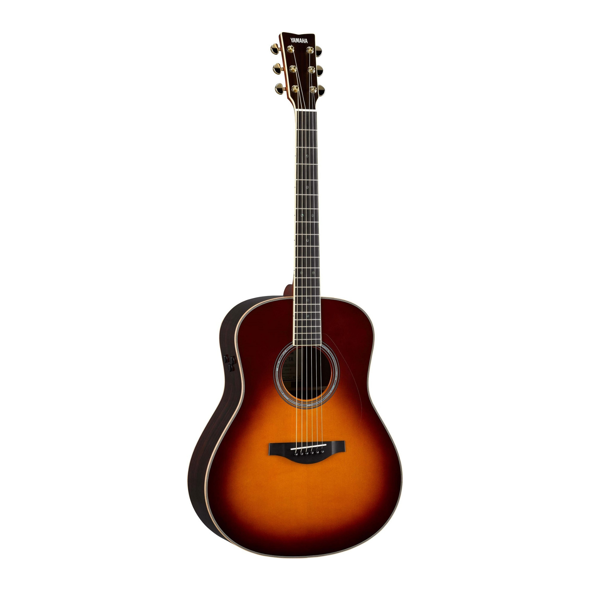Yamaha LL-TA TransAcoustic Dreadnought 6-String Guitar (Right-Handed, Brown Sunburst) -  LL-TA-BS