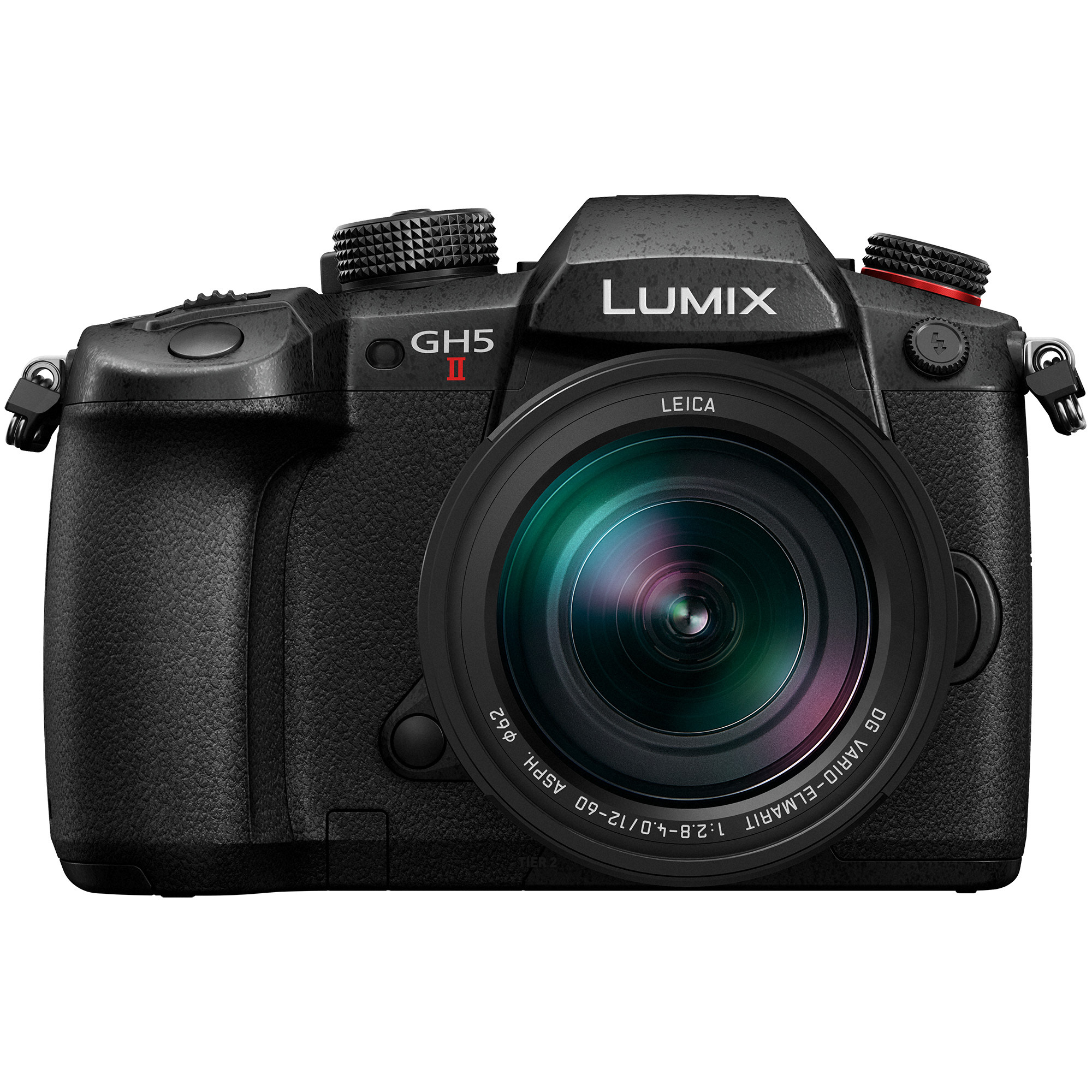 Panasonic Lumix GH5 II Mirrorless Camera with 12-60mm f/2.8-4 Camera Lens and Live Streaming in Black