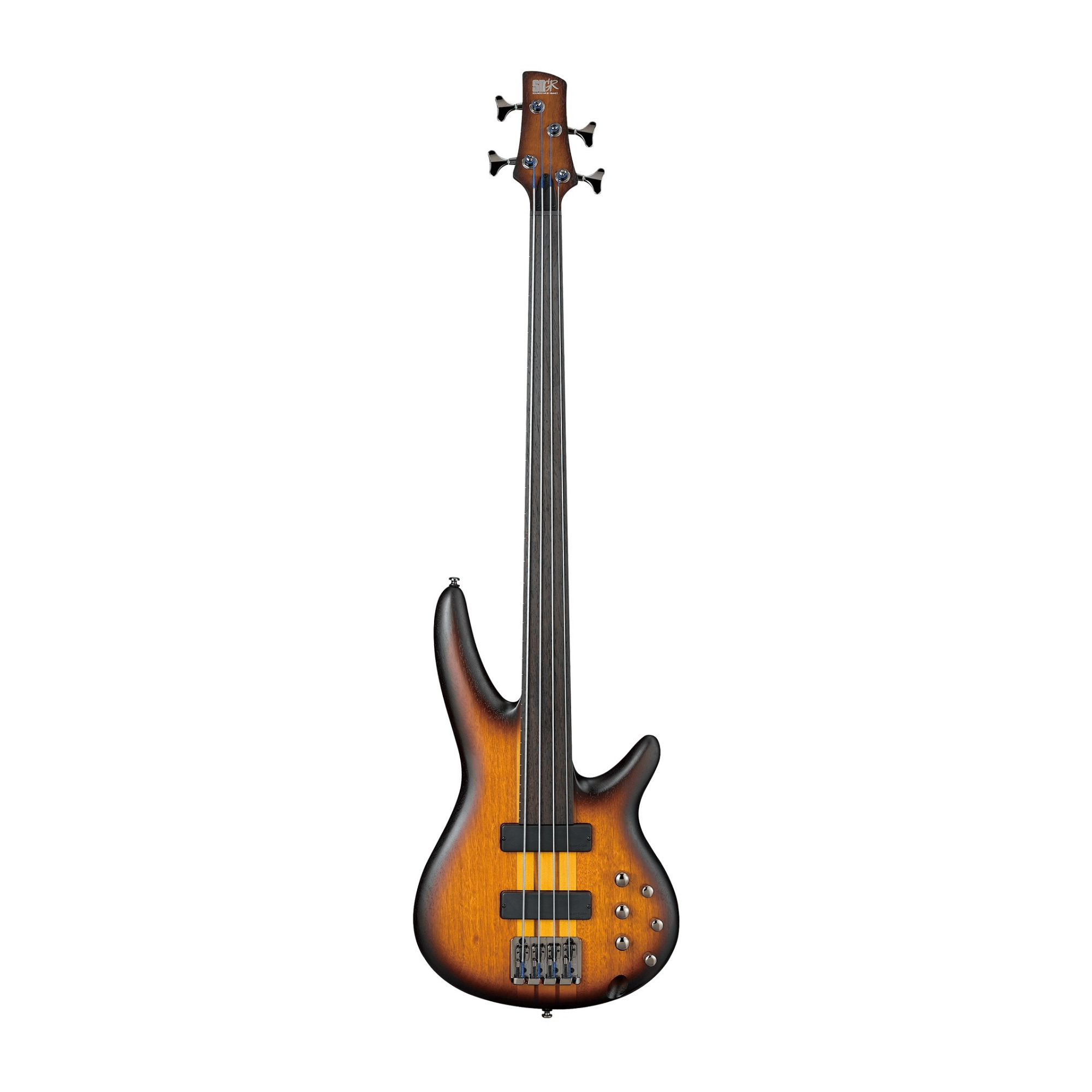 Ibanez SR Portamento 4-String Fretless Electric Bass Guitar (Right-Handed, Brown Burst Flat) -  SRF700BBF