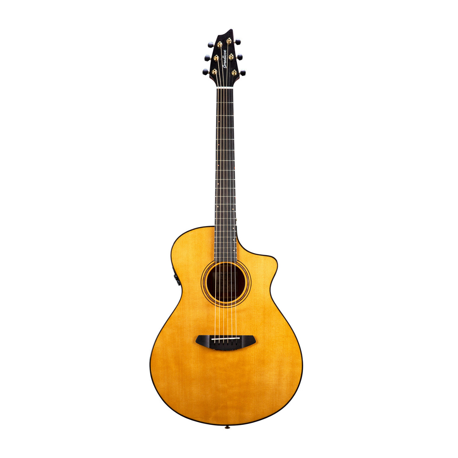 Breedlove Performer Pro Concert CE Acoustic Electric Guitar (Right-Handed, European-EI Rosewood) in Yellow -  PFCN18CEEUIR