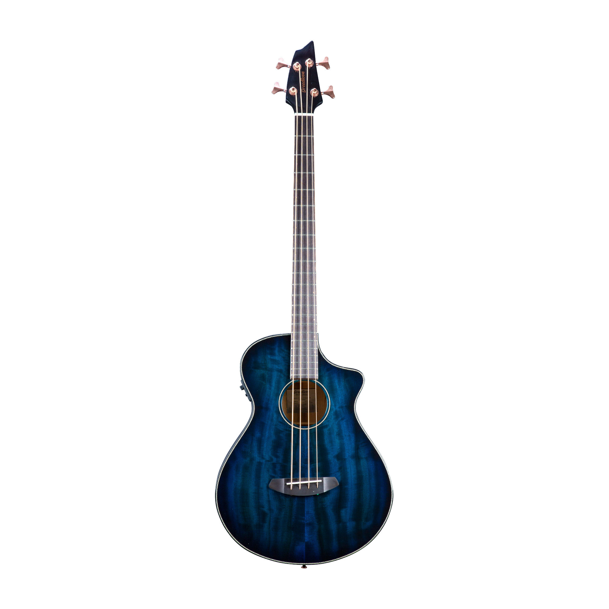 Breedlove Pursuit Exotic S Concert 4-String CE Myrtlewood Made Bass (Right-Handed, Twilight) in Blue -  PSCN62BCEMYMY-HB