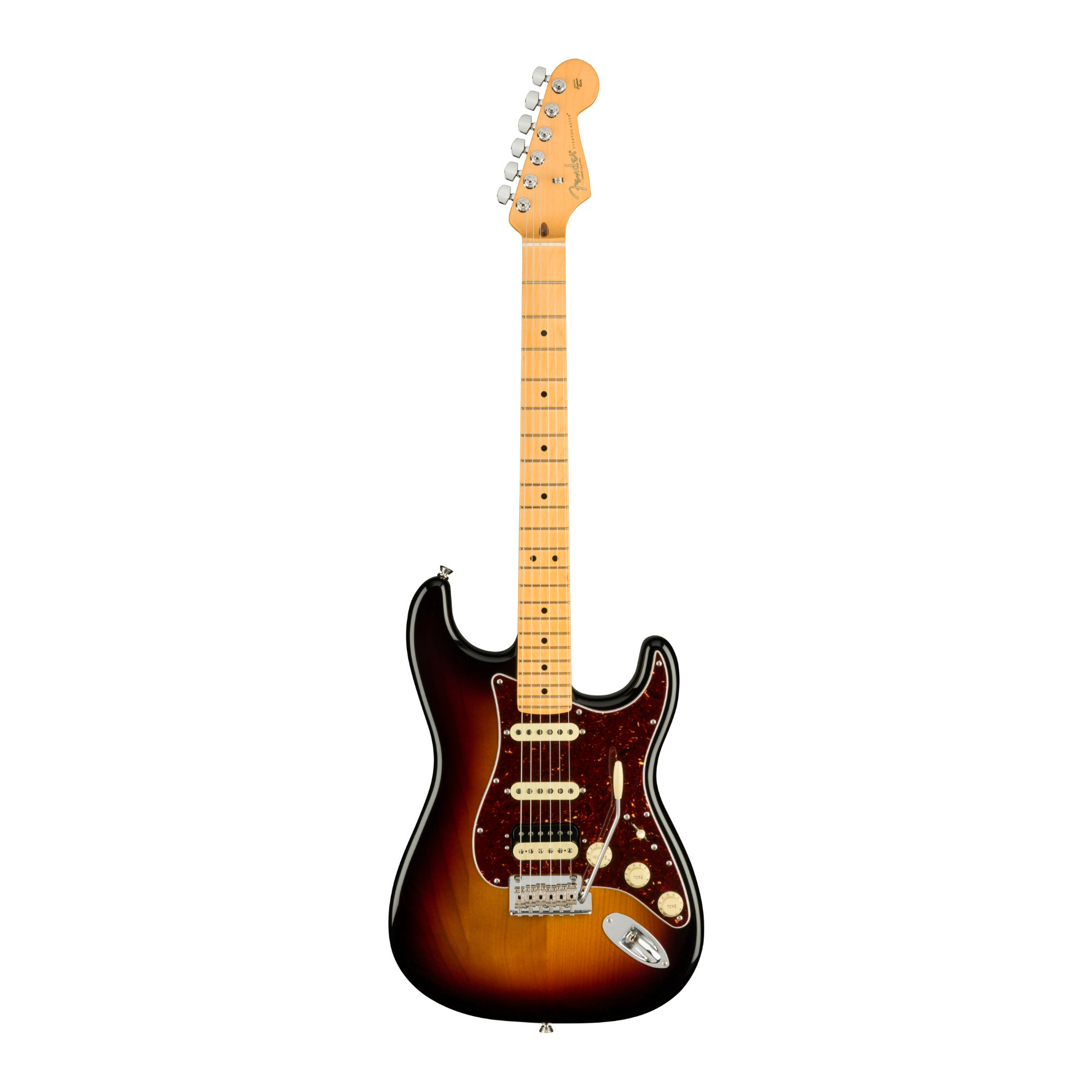 Fender American Professional II Stratocaster HSS 6-String Electric Guitar (3-Color Sunburst) in Brown Sunburst -  0113912700