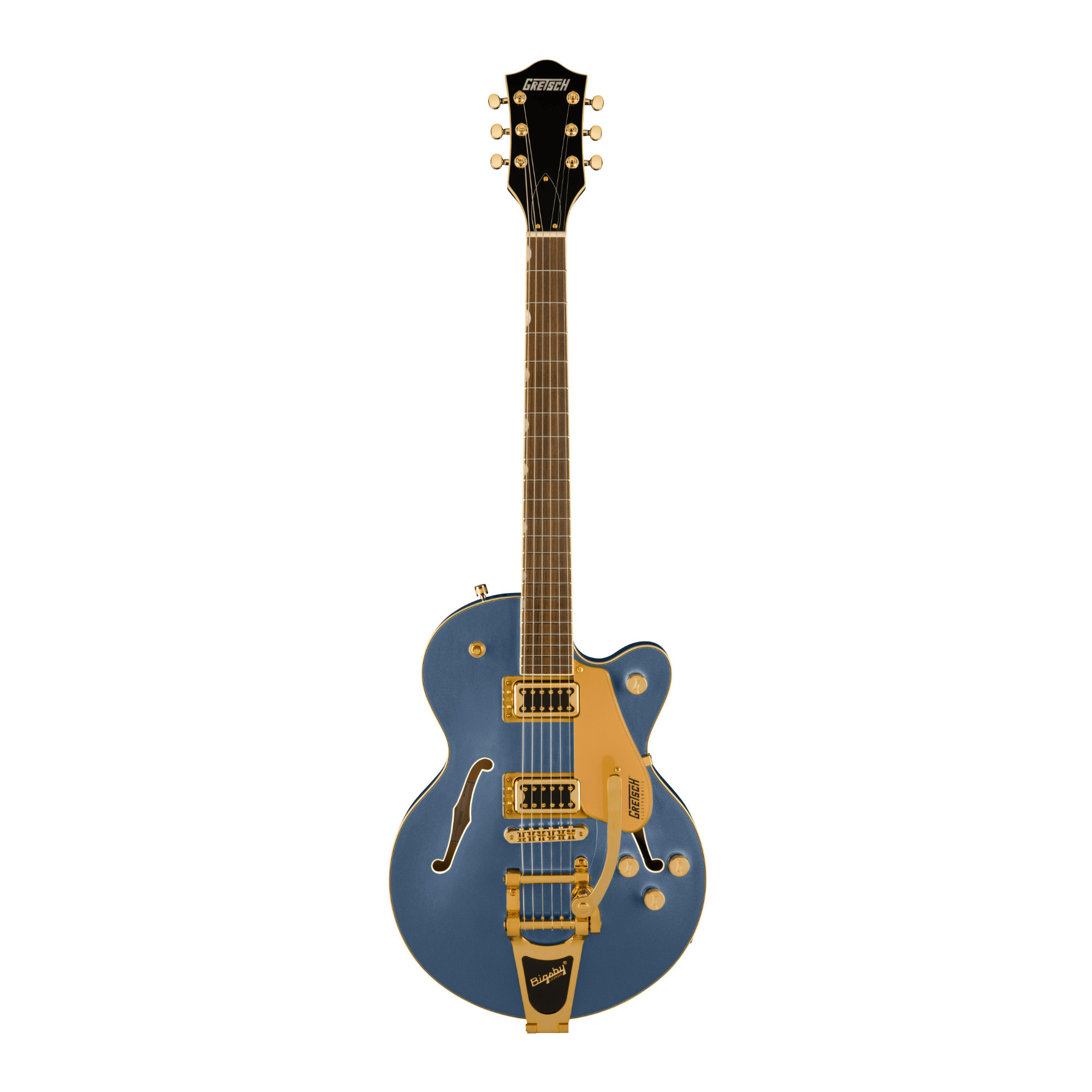Gretsch Guitars Gretsch G5655TG Electromatic Center Block Jr. Single-Cut 6-String Guitar (Cerulean Smoke) in Blue -  2509700566