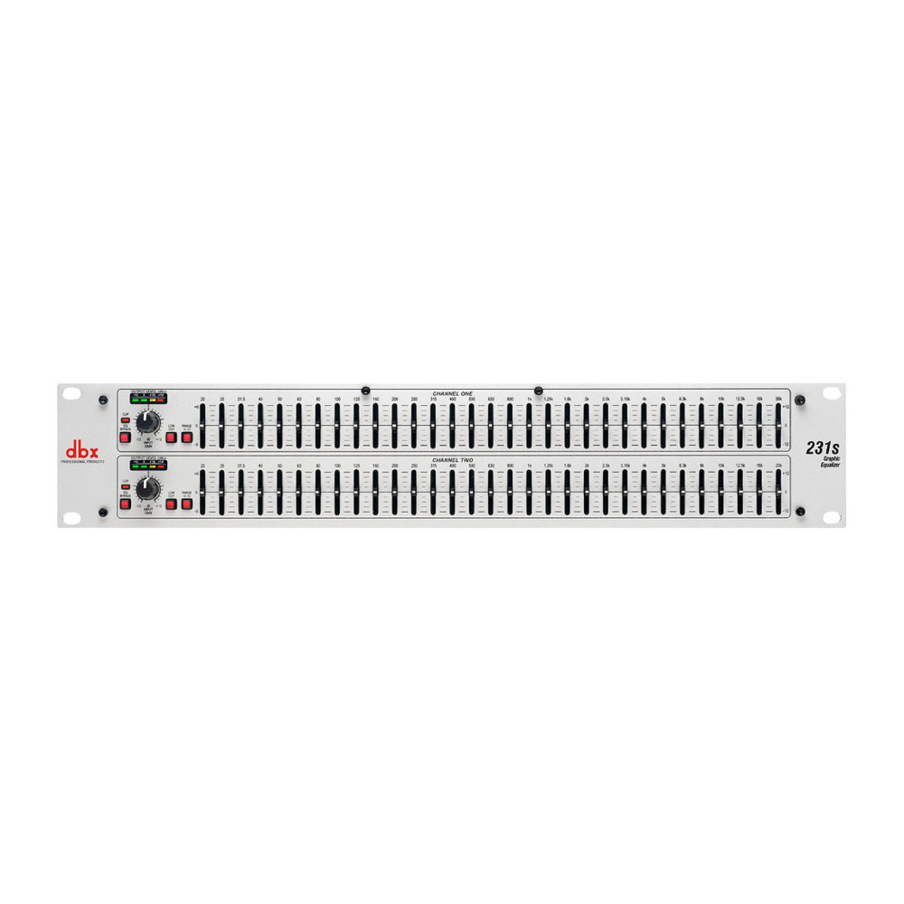 DBX 231s Dual Channel 31-Band Equalizer in White -  DBX231SV