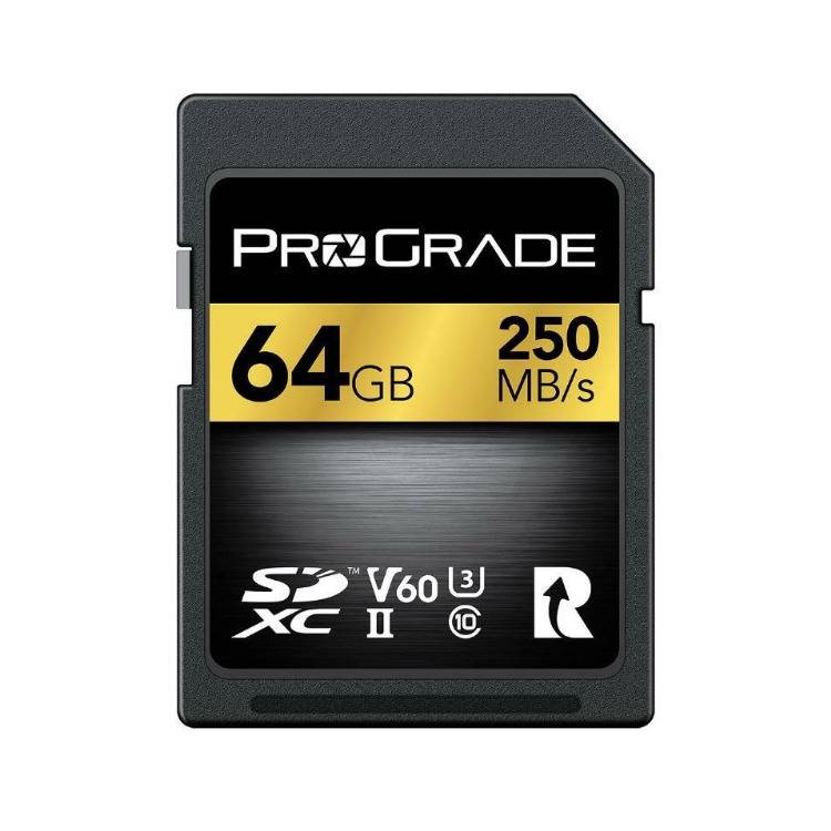 ProGrade Digital 64GB UHS-II V60 SDXC Memory Card