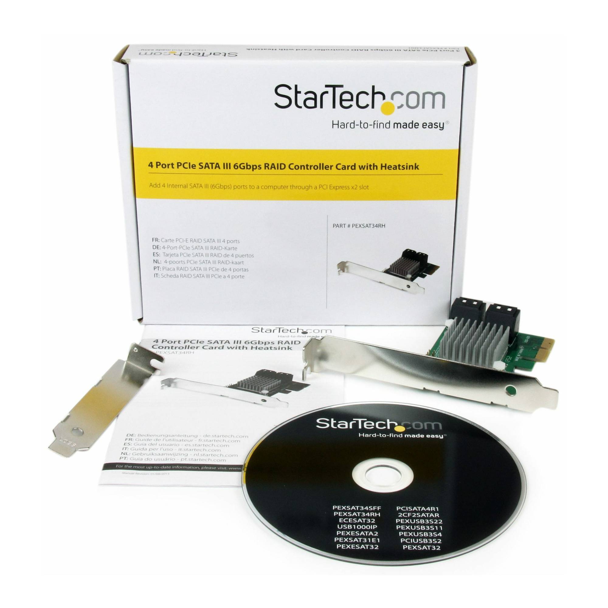StarTech 4 Port PCIe SATA III Card