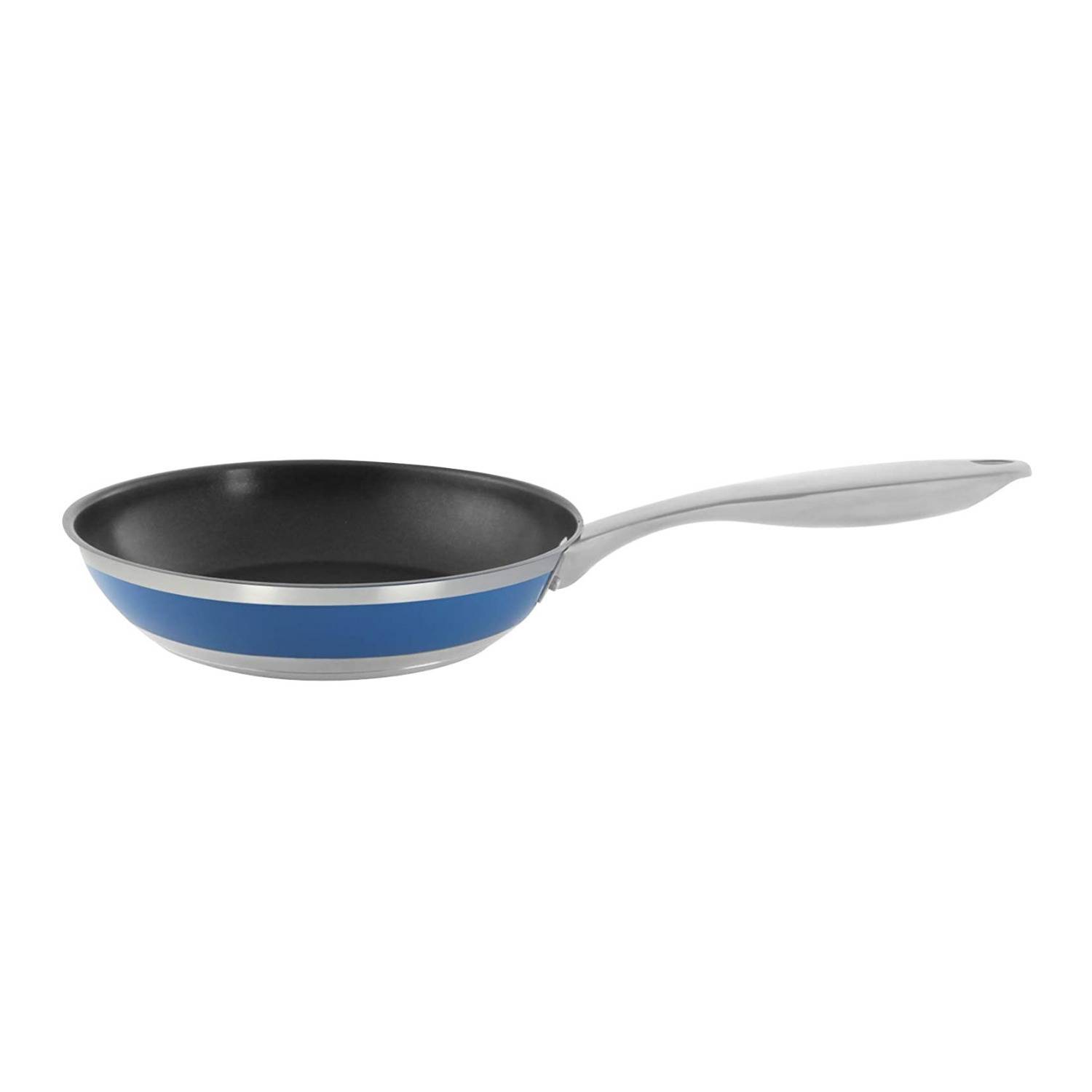 Chantal 8-Inch Nonstick Fry Pan with Blue Cove Band