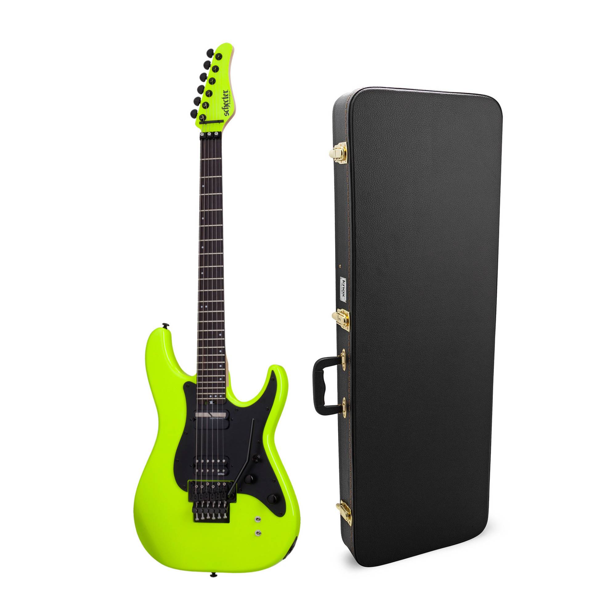 Schecter Sun Valley Super Shredder FR S 6-String Electric Guitar in Birch Green with Hard Shell Case