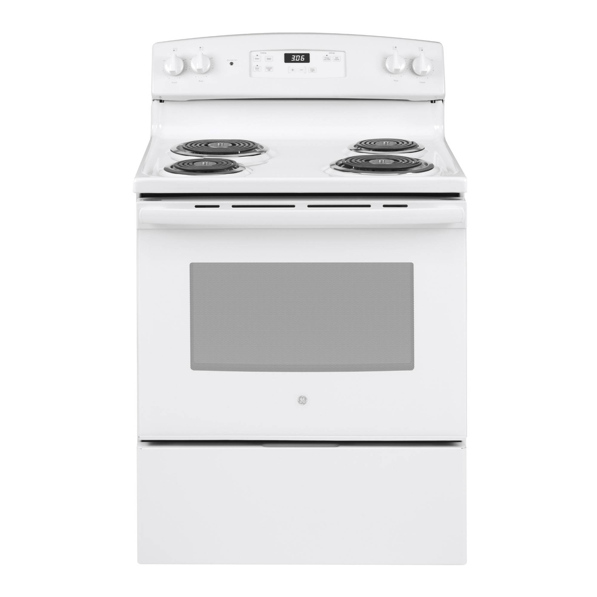 GE JBS360DMWW 30-Inch Free-Standing Electric Range (White)