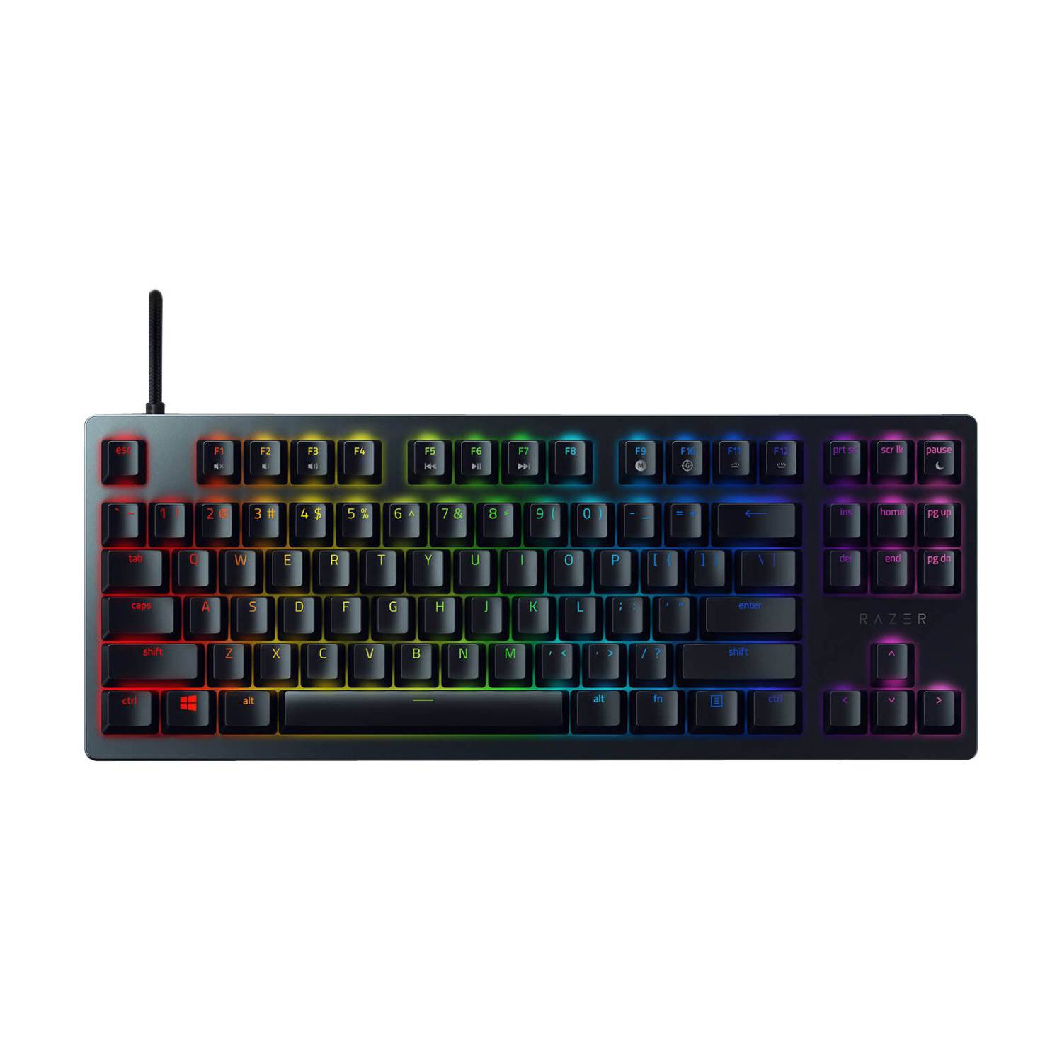 Razer Huntsman Tournament Edition TKL Tenkeyless Gaming Keyboard (Black Keycaps)