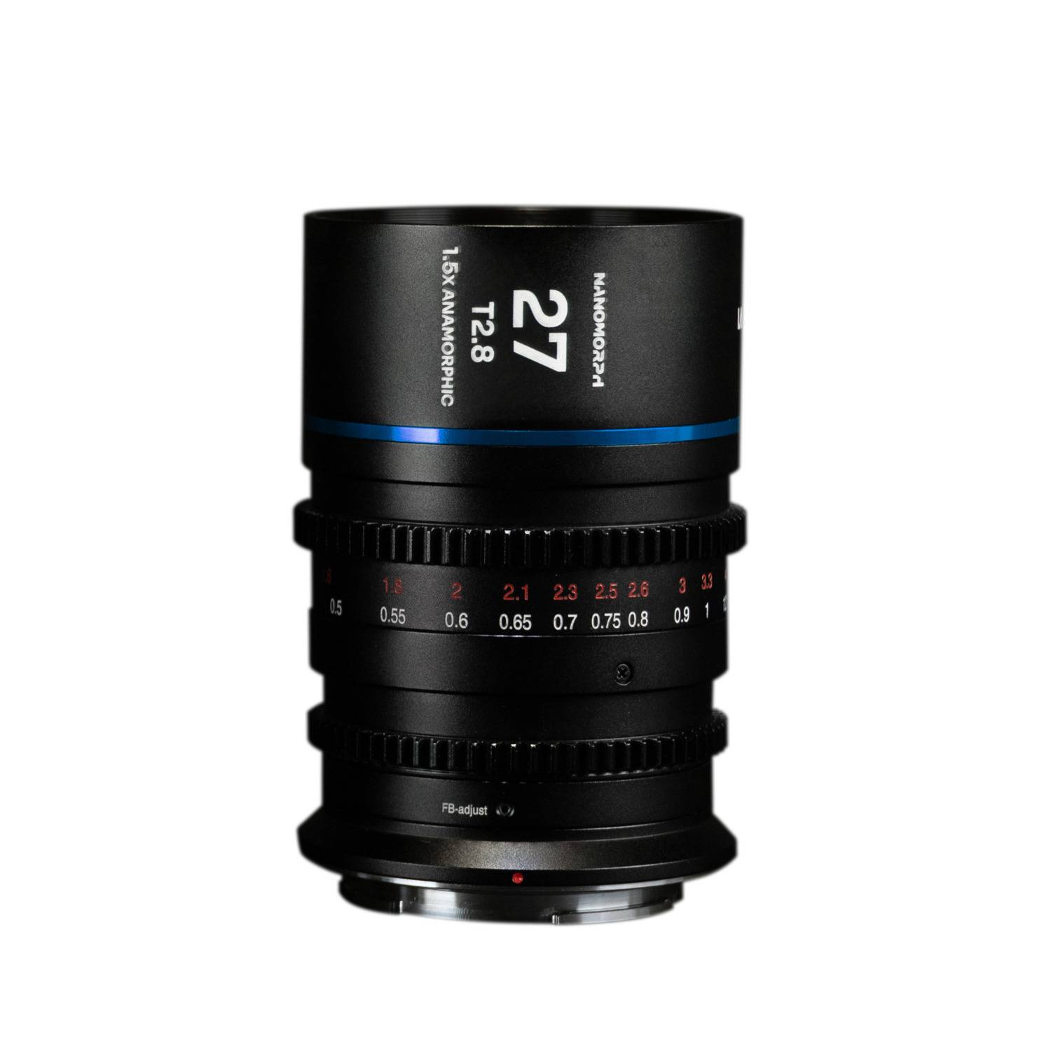 Laowa Nanomorph 27mm T2.8 1.5X S35 Anamorphic Lens (Blue) for Nikon Z Mount