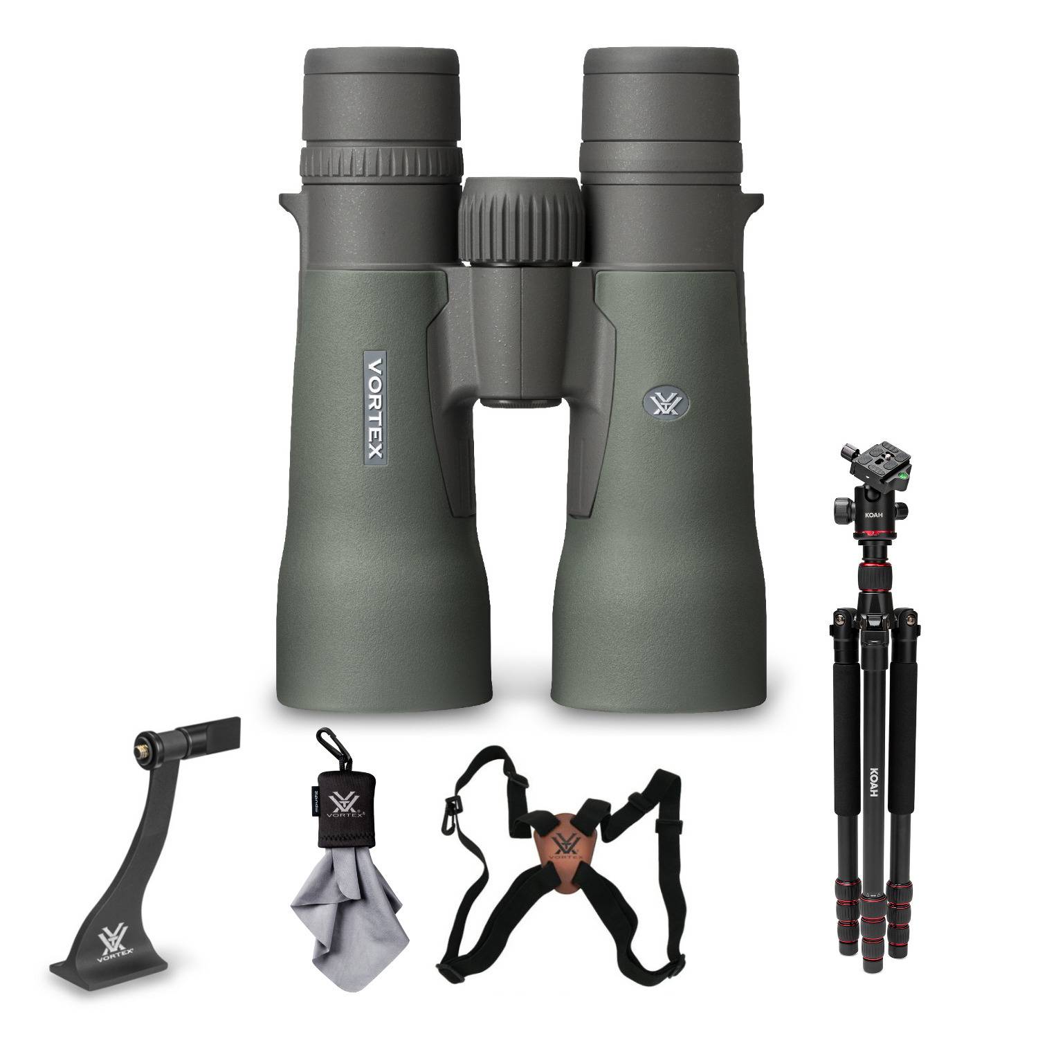 Vortex Razor HD 10x50 Binoculars Complete Hunter's Outfit