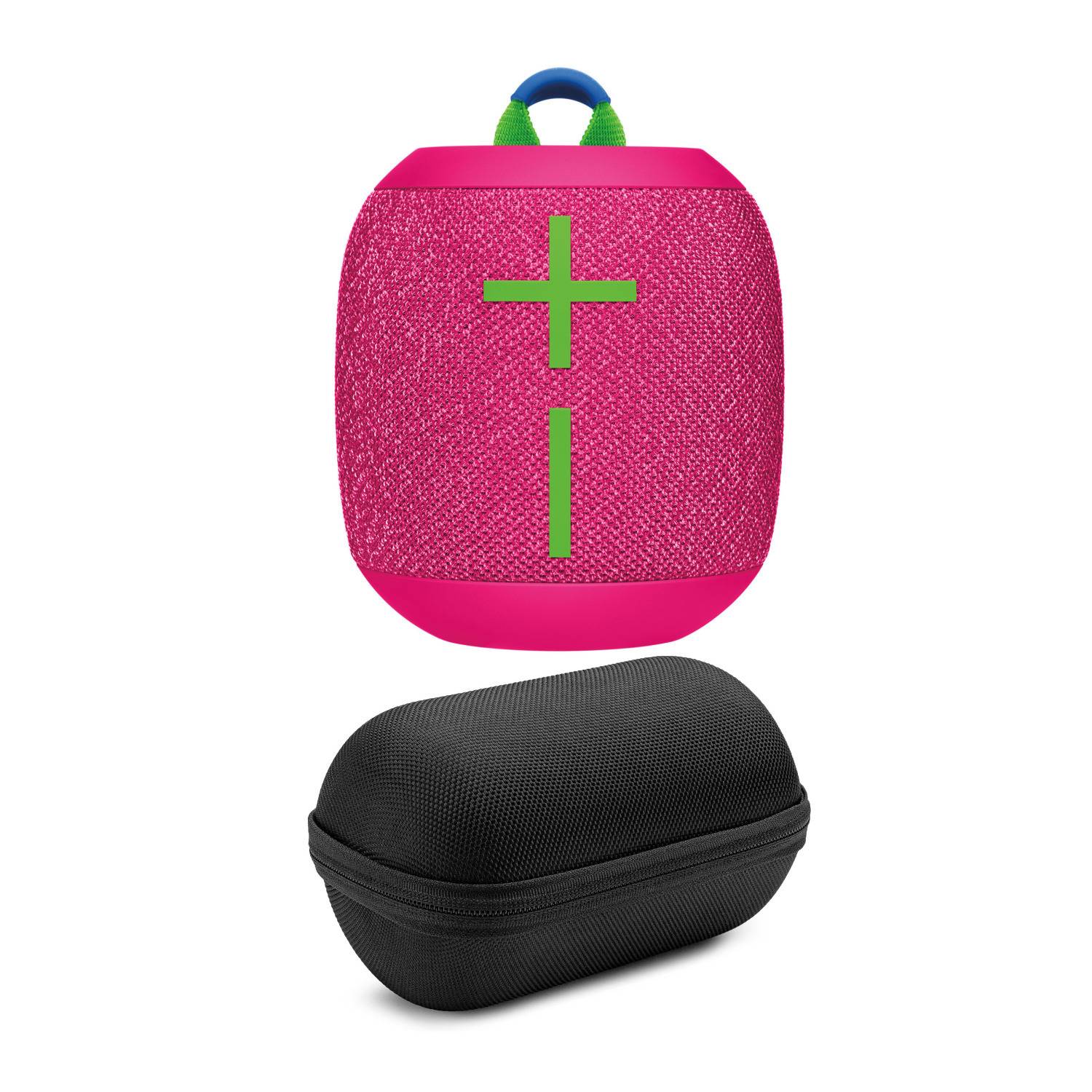 Ultimate Ears WONDERBOOM 3 Bluetooth Speaker (Hyper Pink) and Knox Gear Protective Case