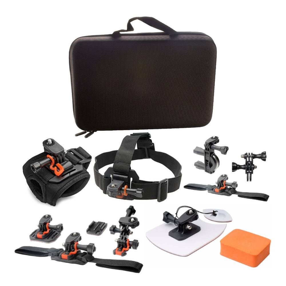 Vivitar Camera Case with Head Strap Camera Mount and Accessory Bundle