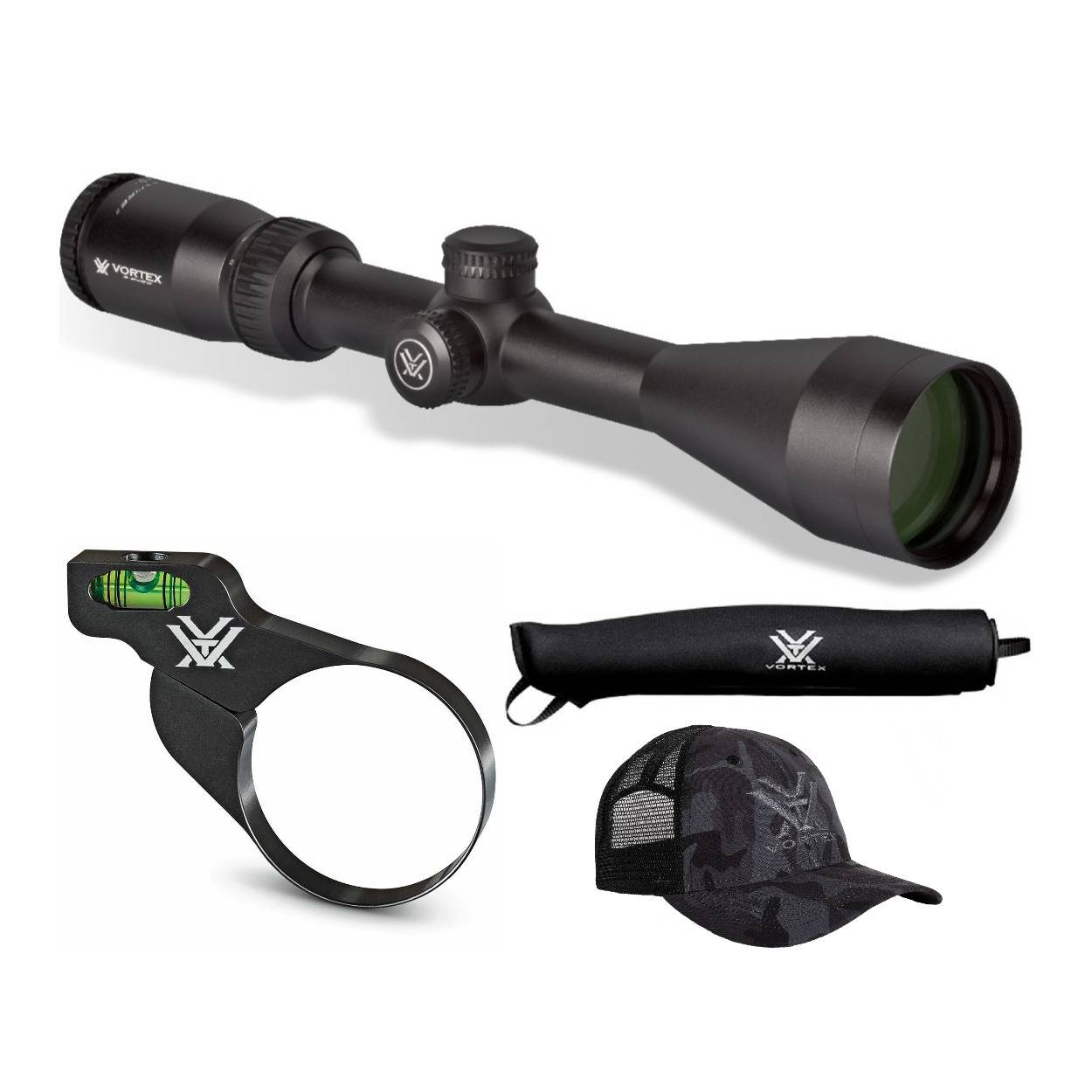 Vortex Crossfire II 2-7x32 Rimfire Riflescope (V-Plex MOA Reticle) Hunting Outfit