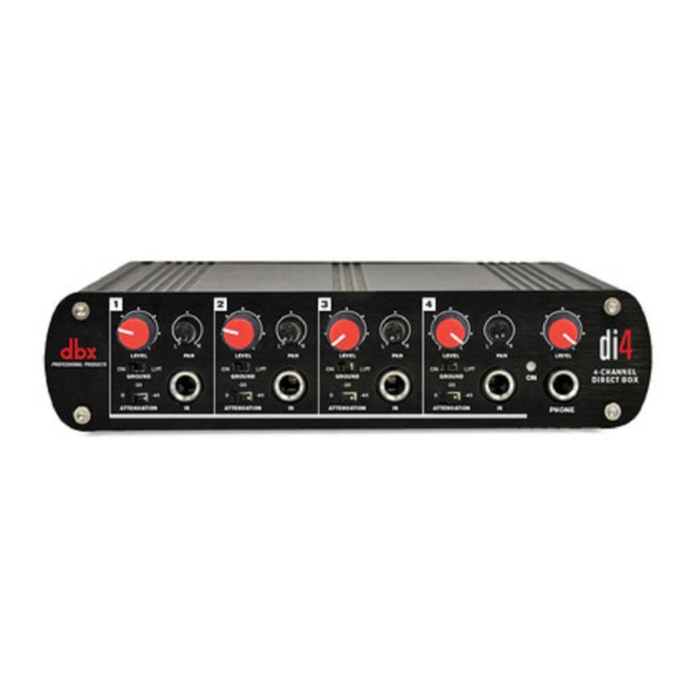 Dbx Di4 Active 4-Channel Direct Box with Line Mixer