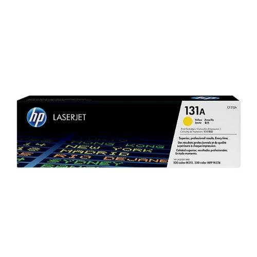 HP 131A Yellow Original LaserJet Toner Cartridge, Compatible with HP Printers (1,800 Pages)