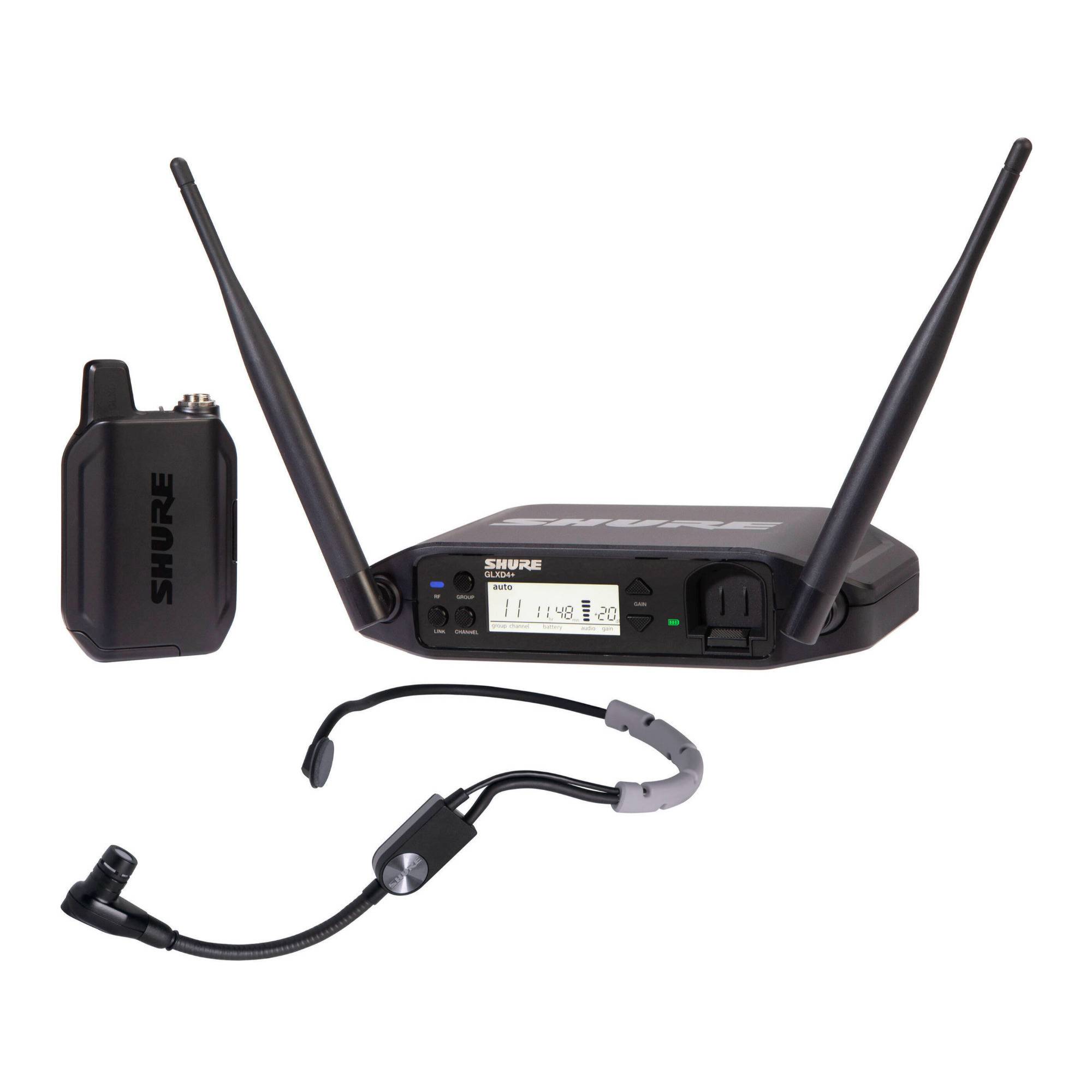 Shure GLXD14+/SM35 Z3 Frequency Band Digital Wireless Headset System with Headset Microphone (Black)