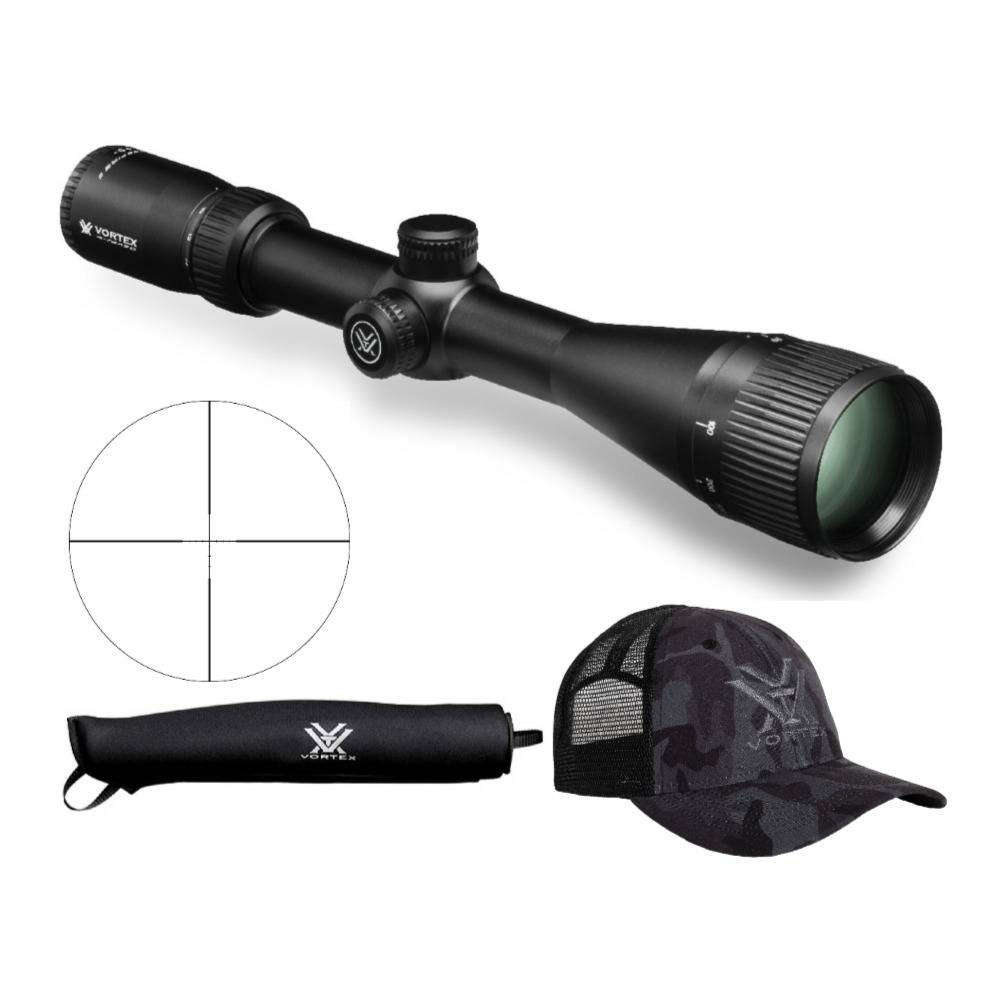 Vortex Crossfire II 4-16x50 AO Riflescope (Dead-Hold BDC MOA Reticle) with Cap and Riflescope Cover