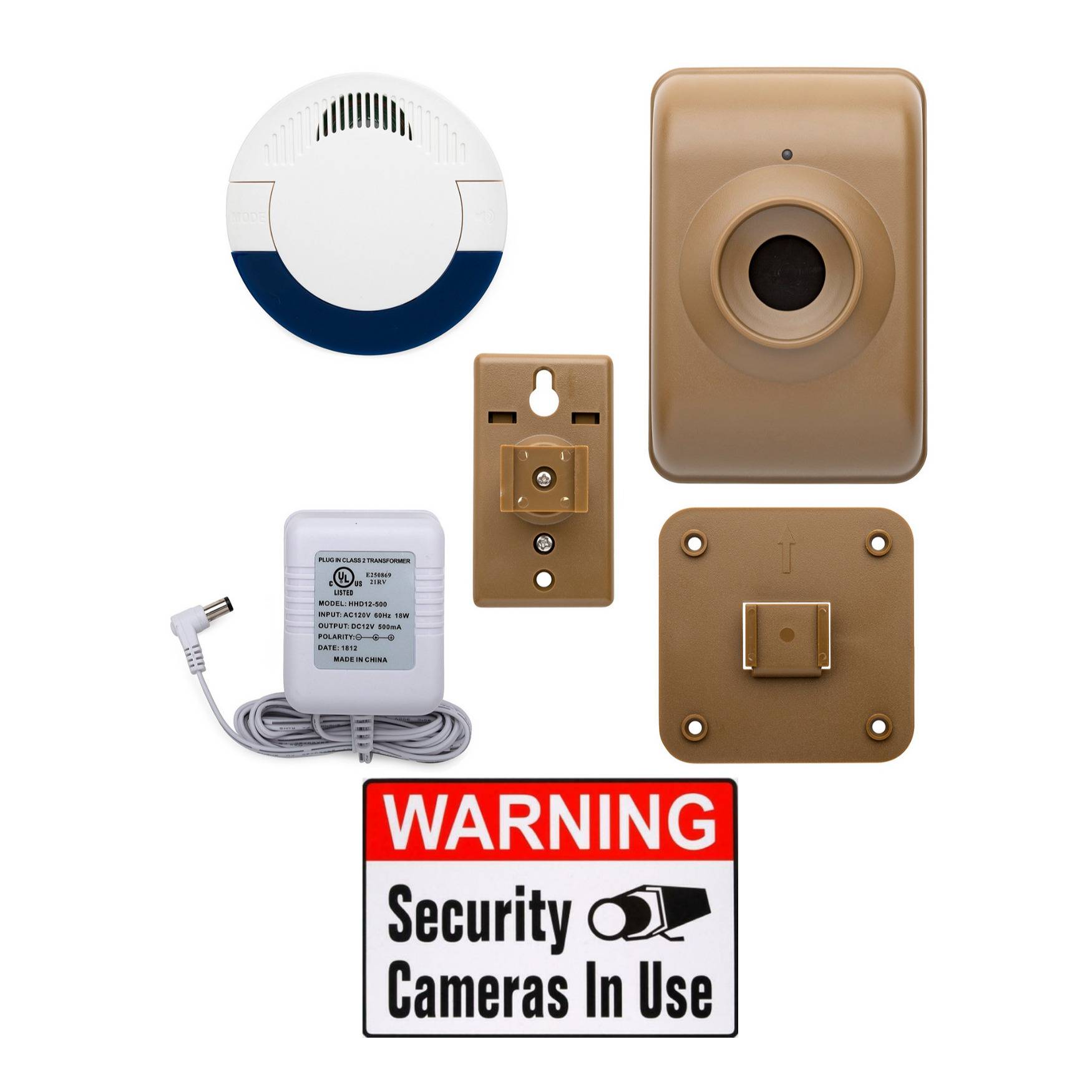 Dakota Alert DCMA-4000 Wireless Motion Detector and Receiver Kit with Security Sign