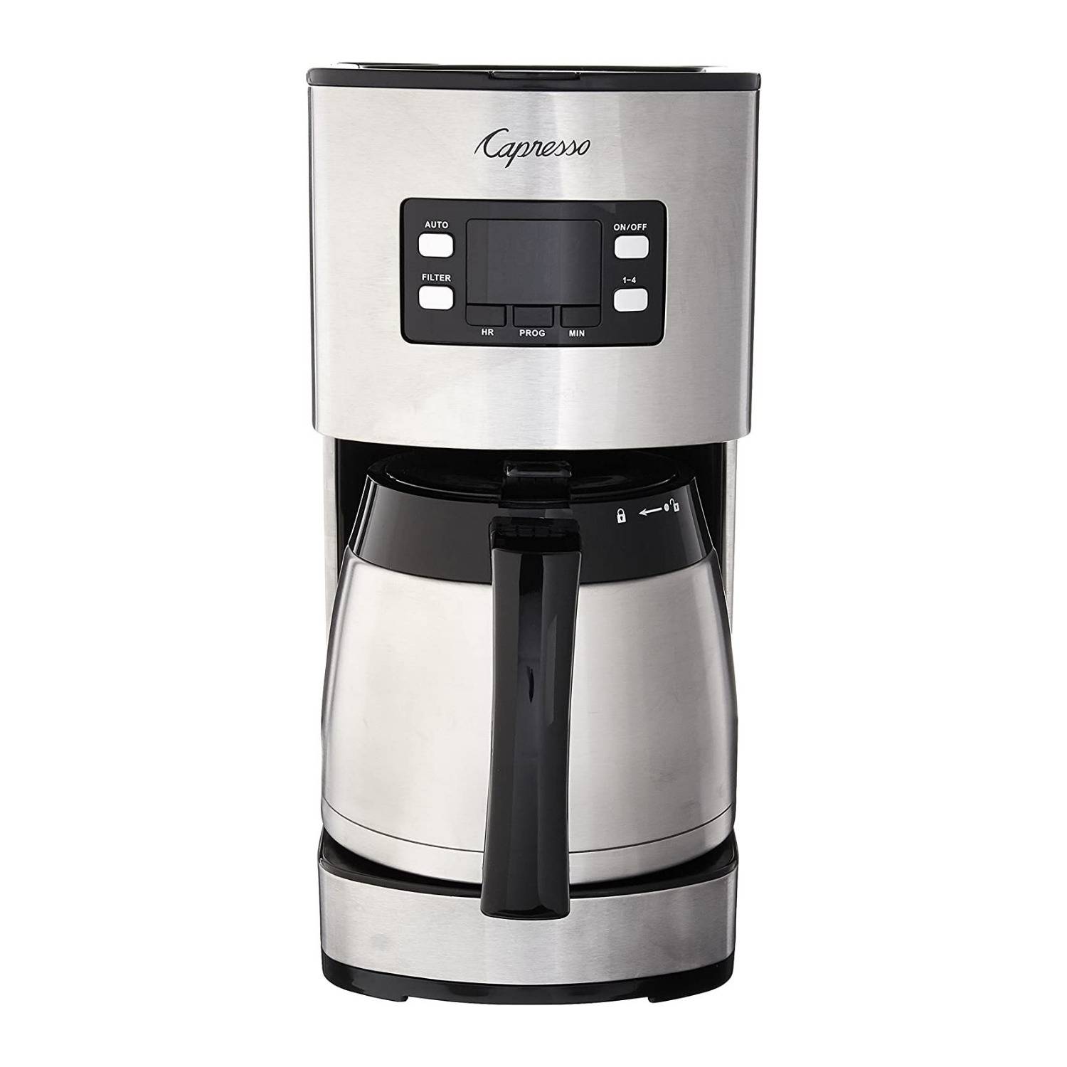 Jura Capresso ST300 Stainless Steel 10-Cup Thermal Coffee Maker with GoldTone Filter (50 oz)