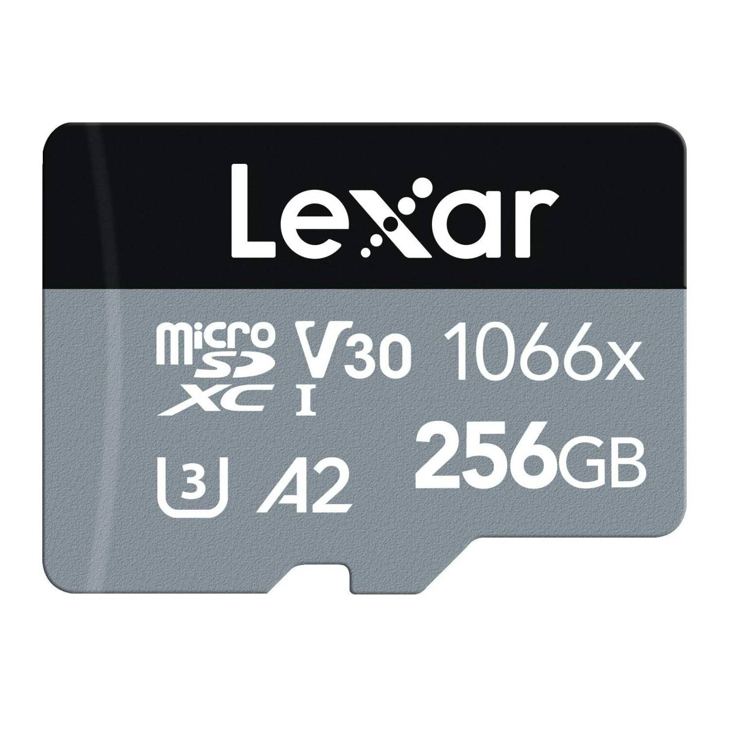Lexar Silver Series Professional 256GB 1066x UHS-I microSDXC Card with Adapter