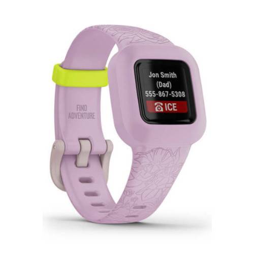 Garmin vivofit jr. 3 Fitness Tracker for Kids (Lilac Floral)
