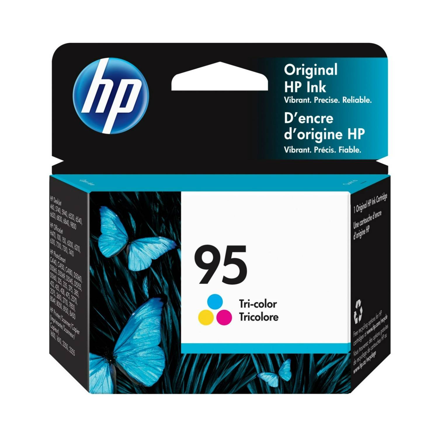 HP 95 Original Inkjet Tri-Color Ink Cartridge for Fade-Resistant Printing (330 Pages)