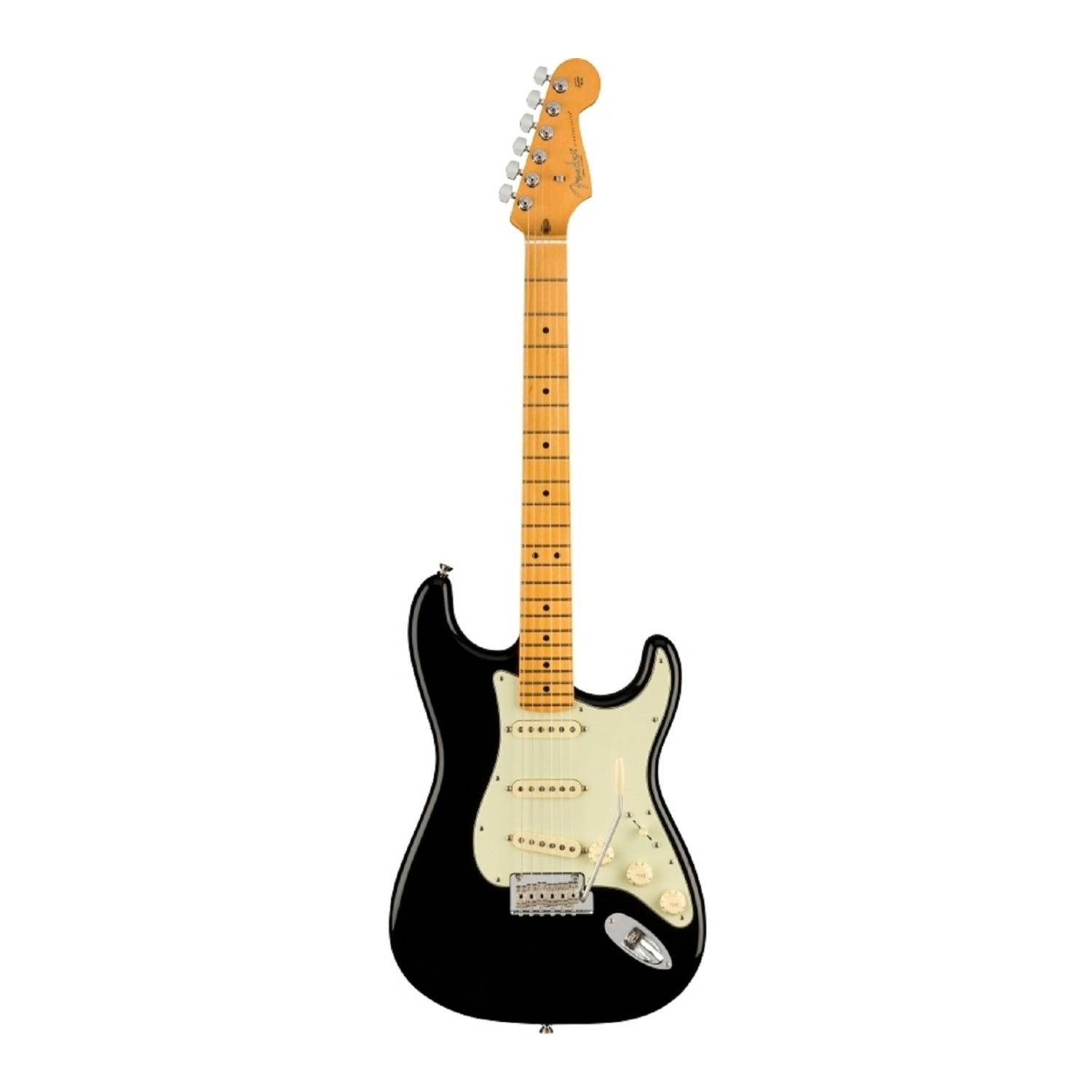 Fender American Professional II Stratocaster 6-String Electric Guitar (Right-Hand, Black)