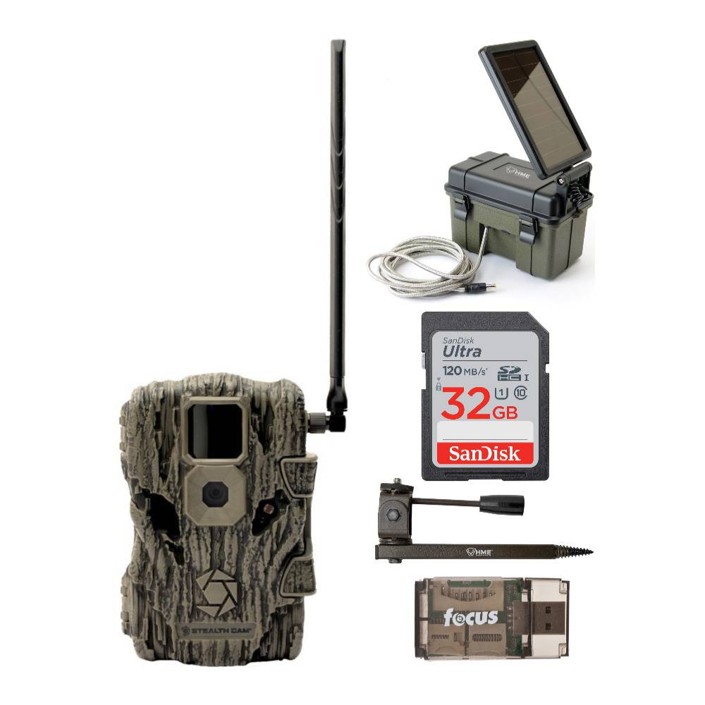 Stealth Cam Fusion 26MP Wireless Trail Camera (Verizon) Essentials Bundle