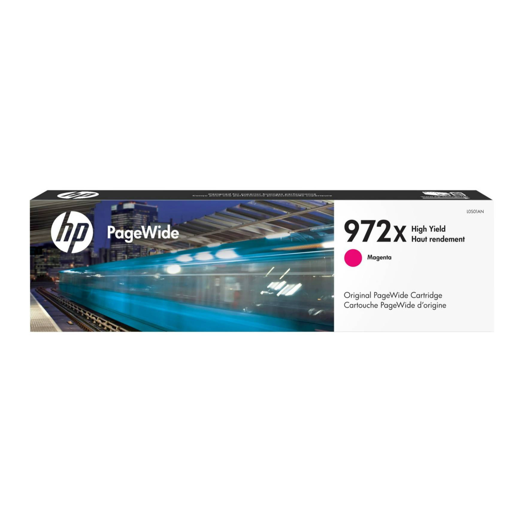 HP 972X Affordable, Pigment Based Magenta High Yield Original Page Wide Ink Cartridge (7000 Pages)