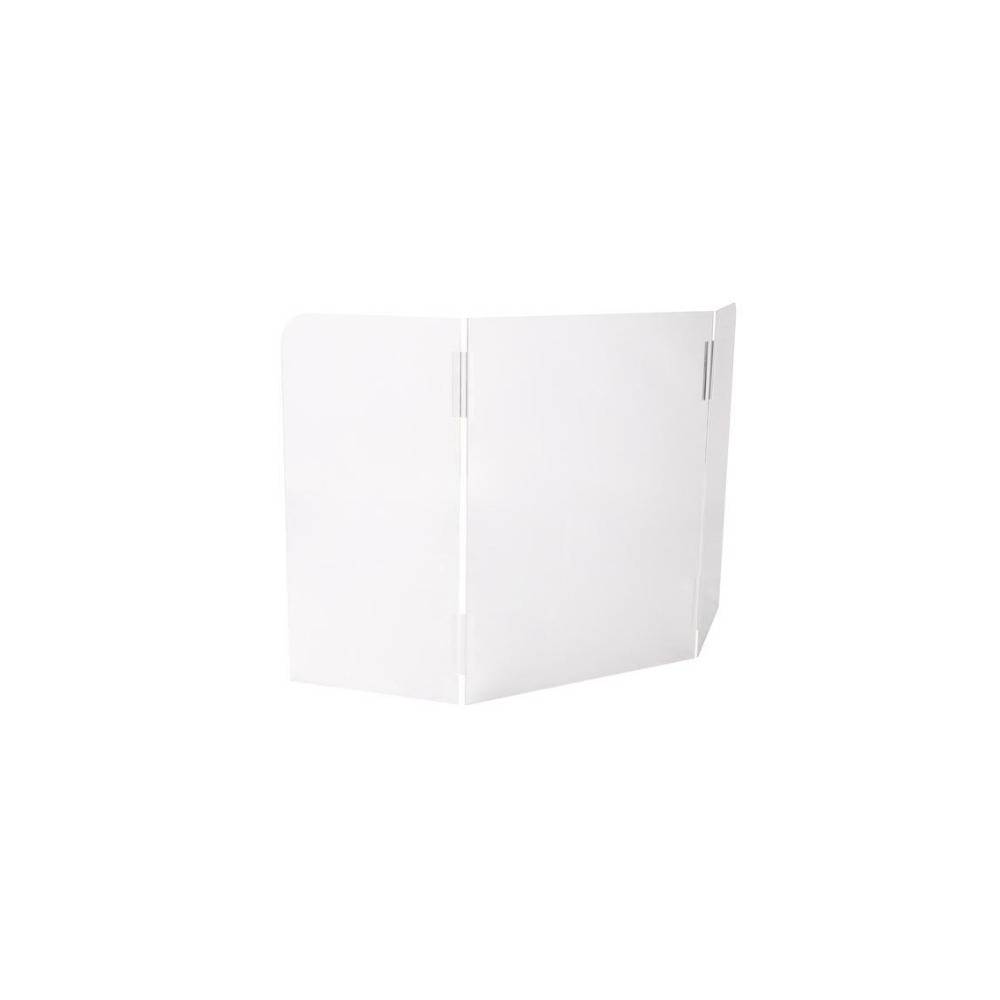 Mind Reader 18 x 24-Inch Folding Panel Acrylic Sneeze Guard