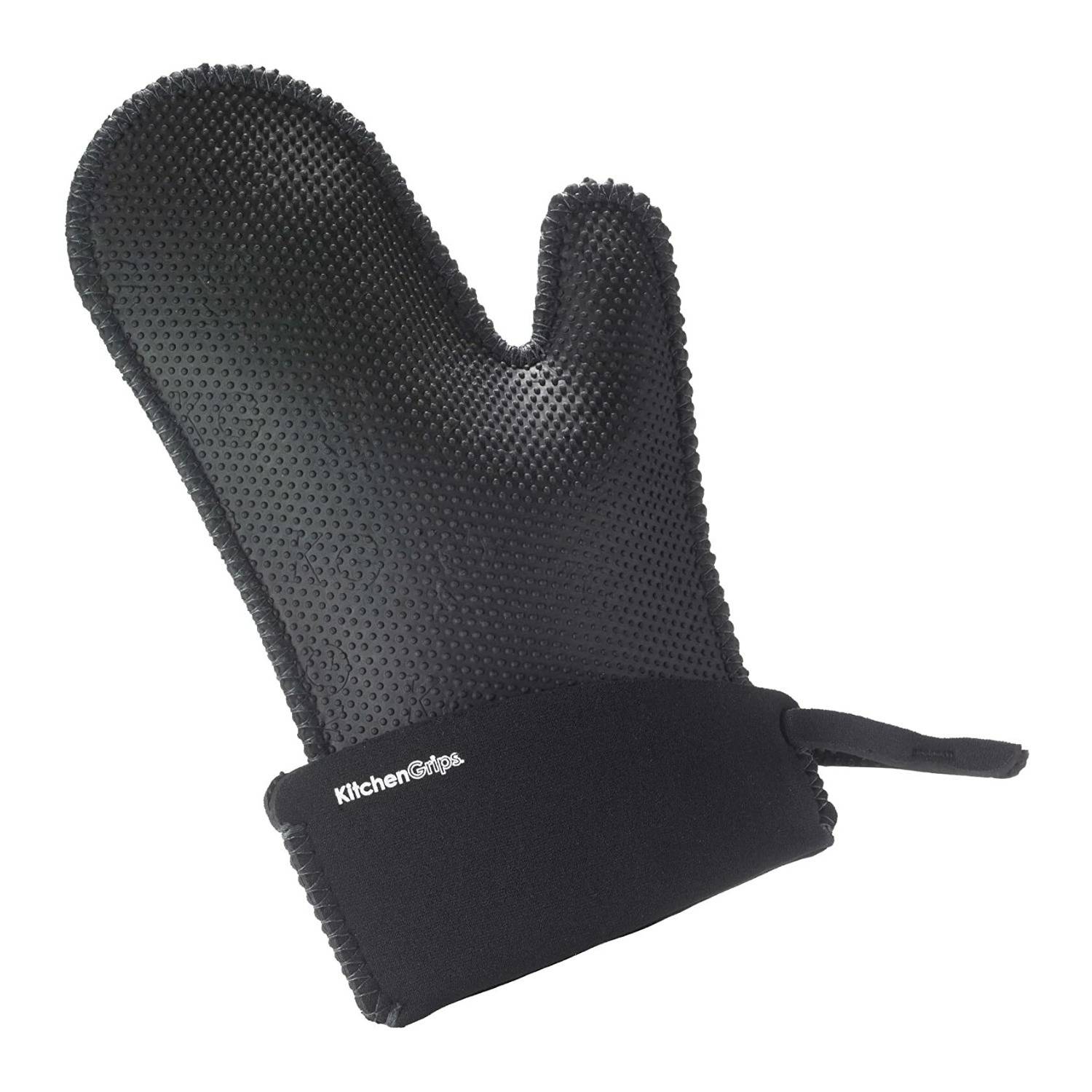 Browne and Company Kitchen Grips Chef's Mitt (Large, Black)