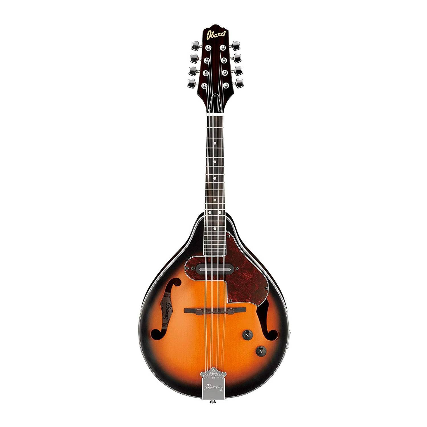 Ibanez M510E 8-String A-Style Mandolin Acoustic-Electric Guitar (Brown Sunburst High Gloss)
