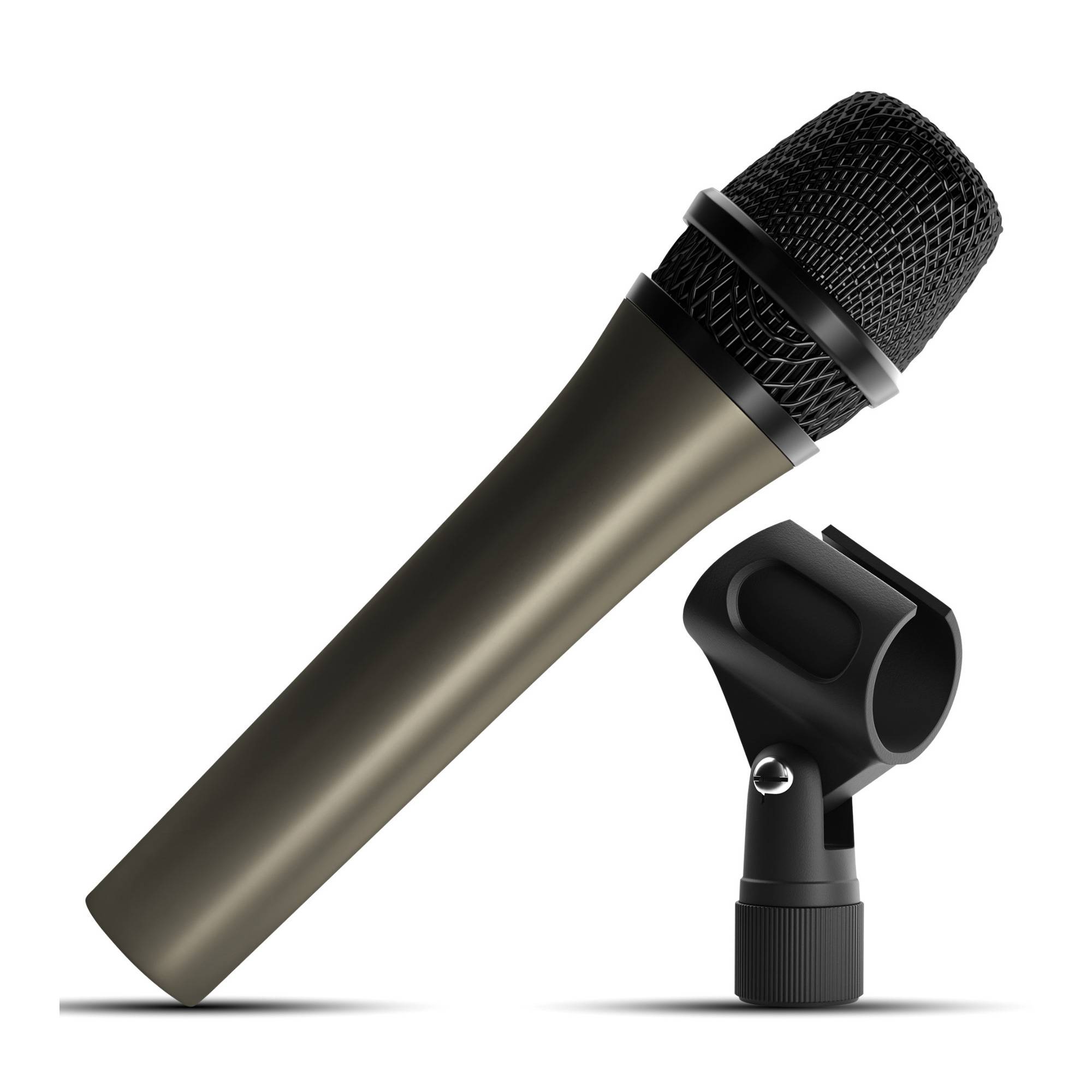 Knox Gear HDM-100 Uni-Directional Dynamic Cardioid Microphone (Desktop Mic Clip Included)