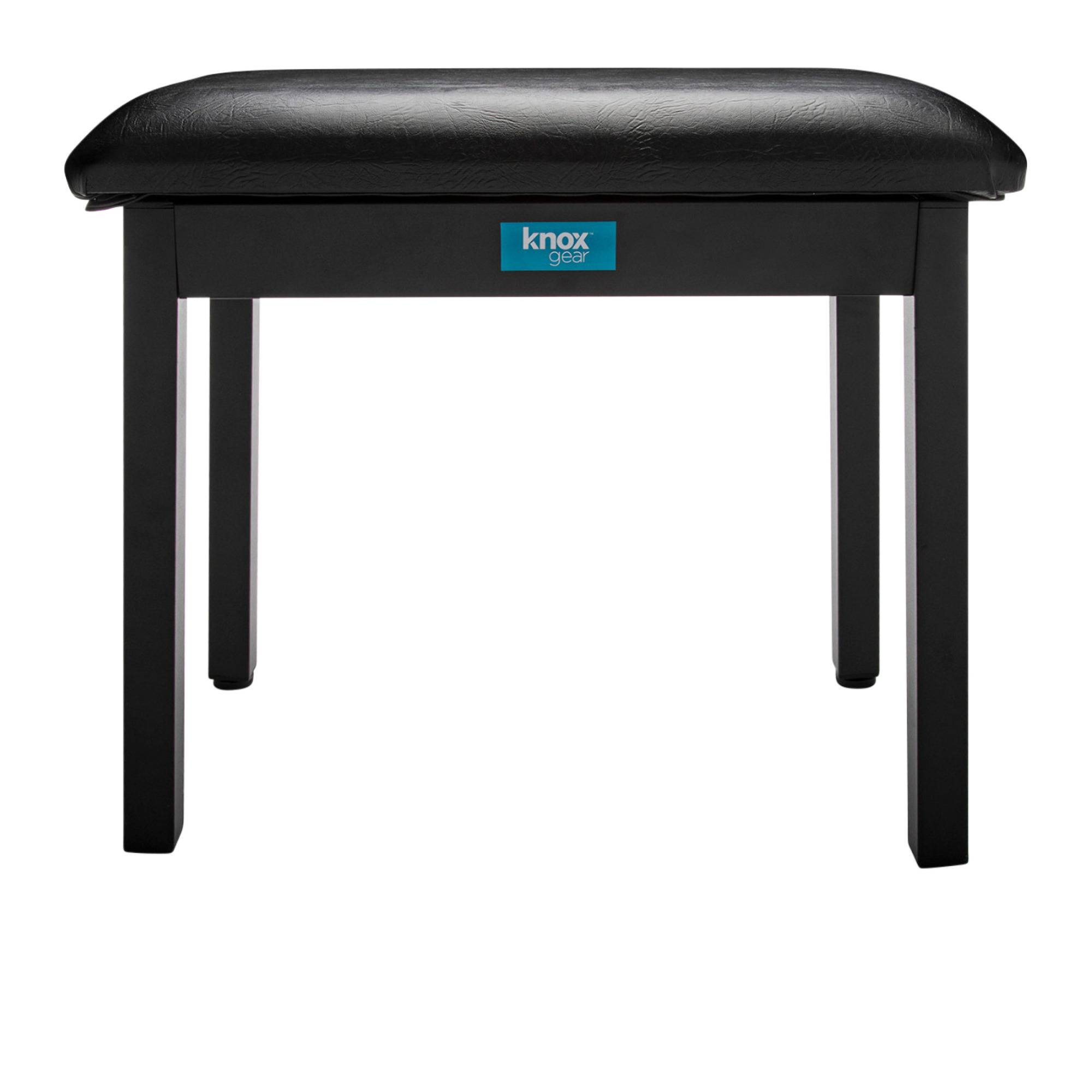 Knox Gear Furniture Style Flip-Top Piano Bench (Black)