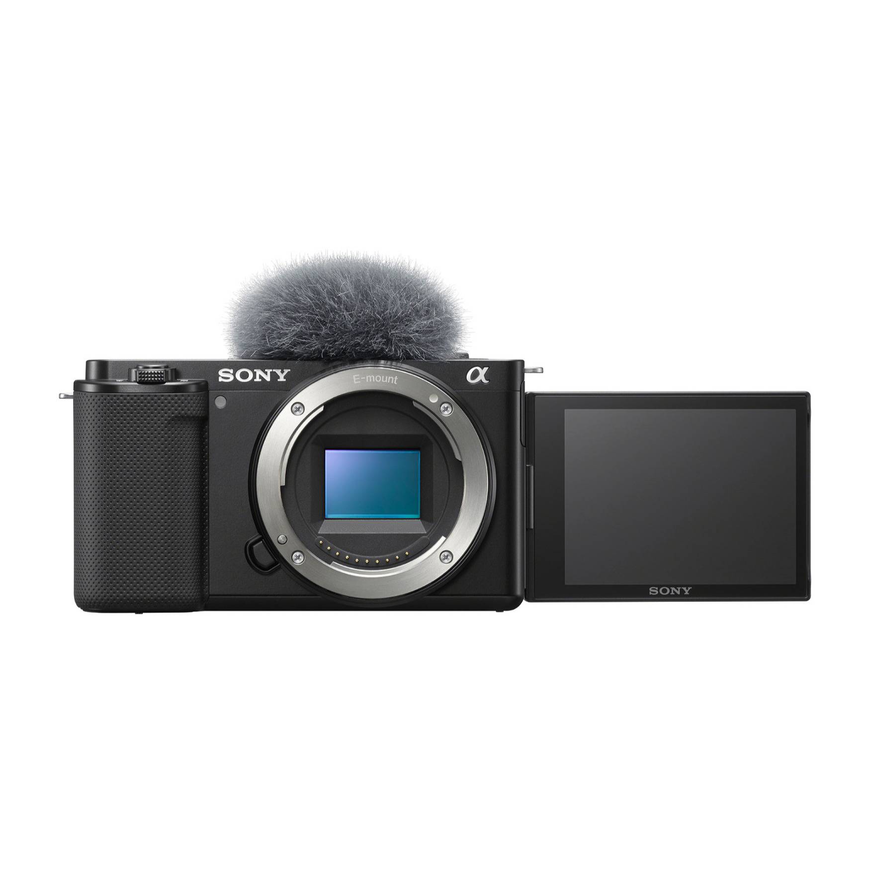 Sony Alpha ZV-E10 APS-C Interchangeable Lens Mirrorless Vlog Camera (Body Only, Black)