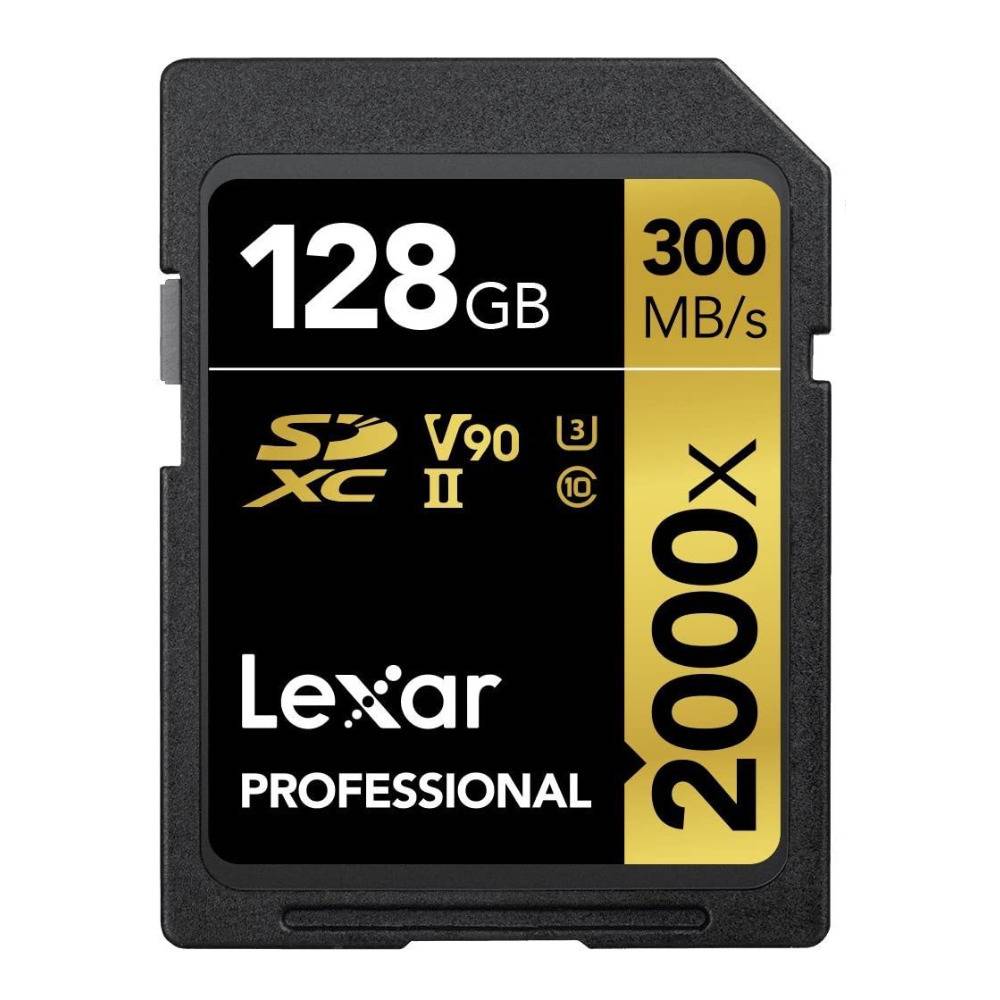 Lexar Professional 128GB 2000x UHS-II SDXC Memory Card