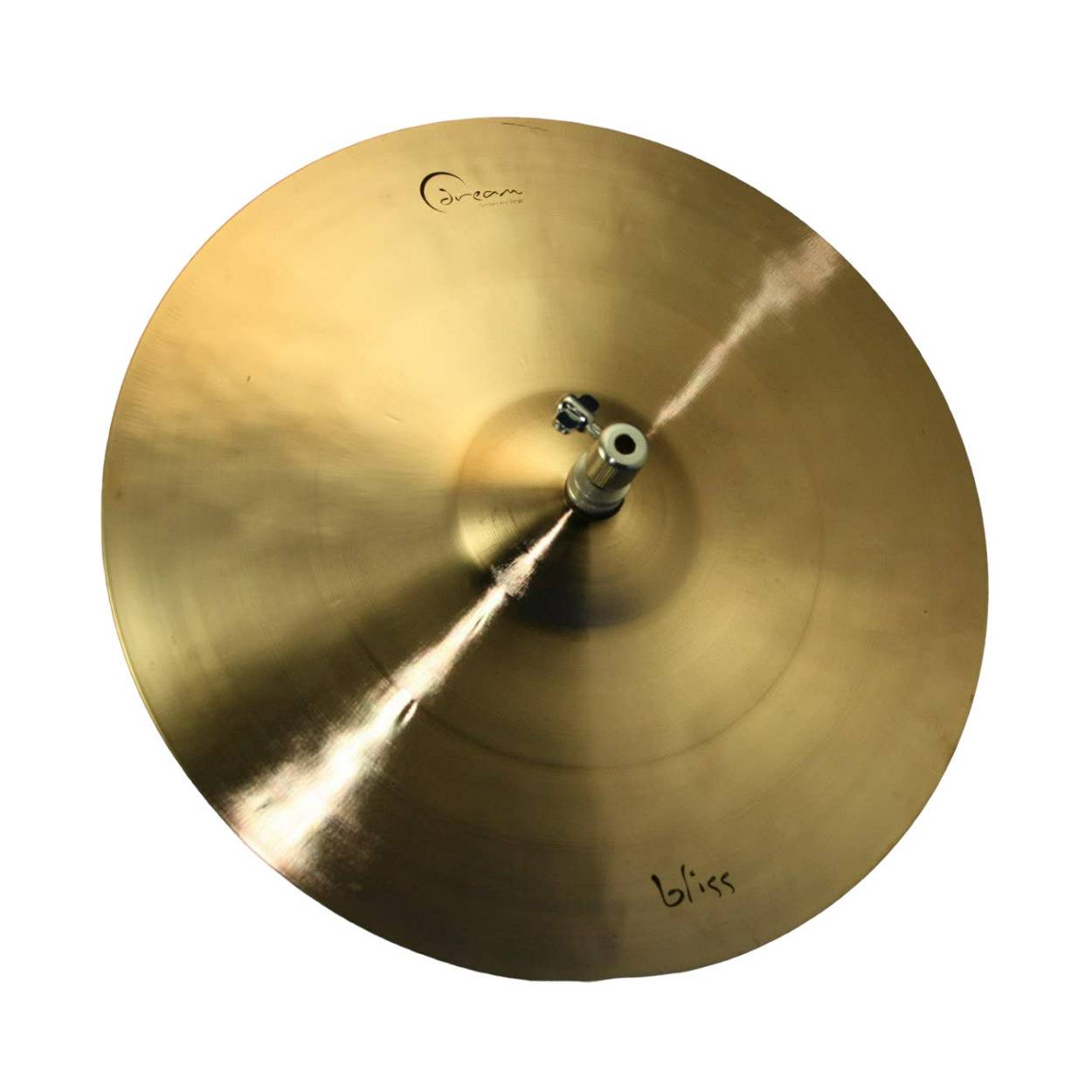 Dream Bliss 14-Inch Hi-Hat Micro-Lathing, Gentle Bridge Cymbals with Small Bell (Golden)